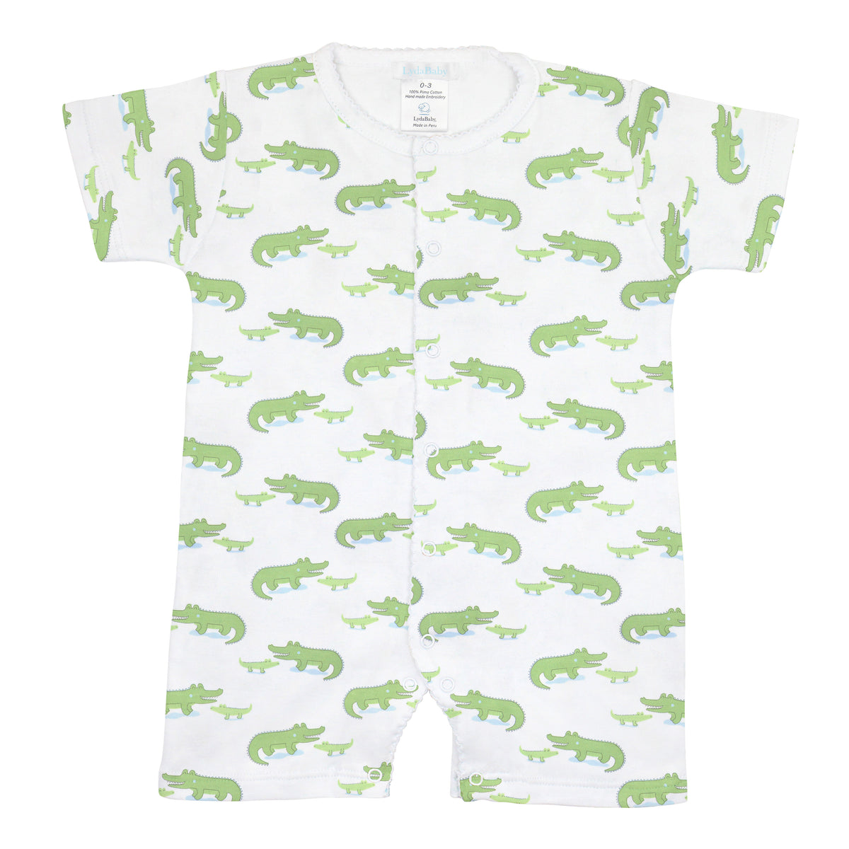 Alligator Printed Romper | Baby Boy