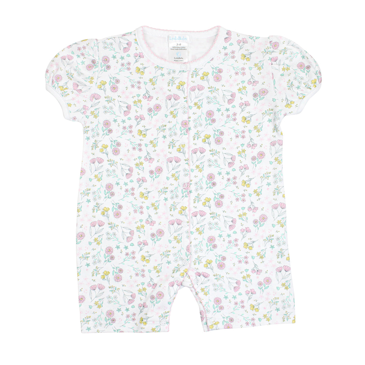 Spring Blossoms printed Romper | Baby Girl