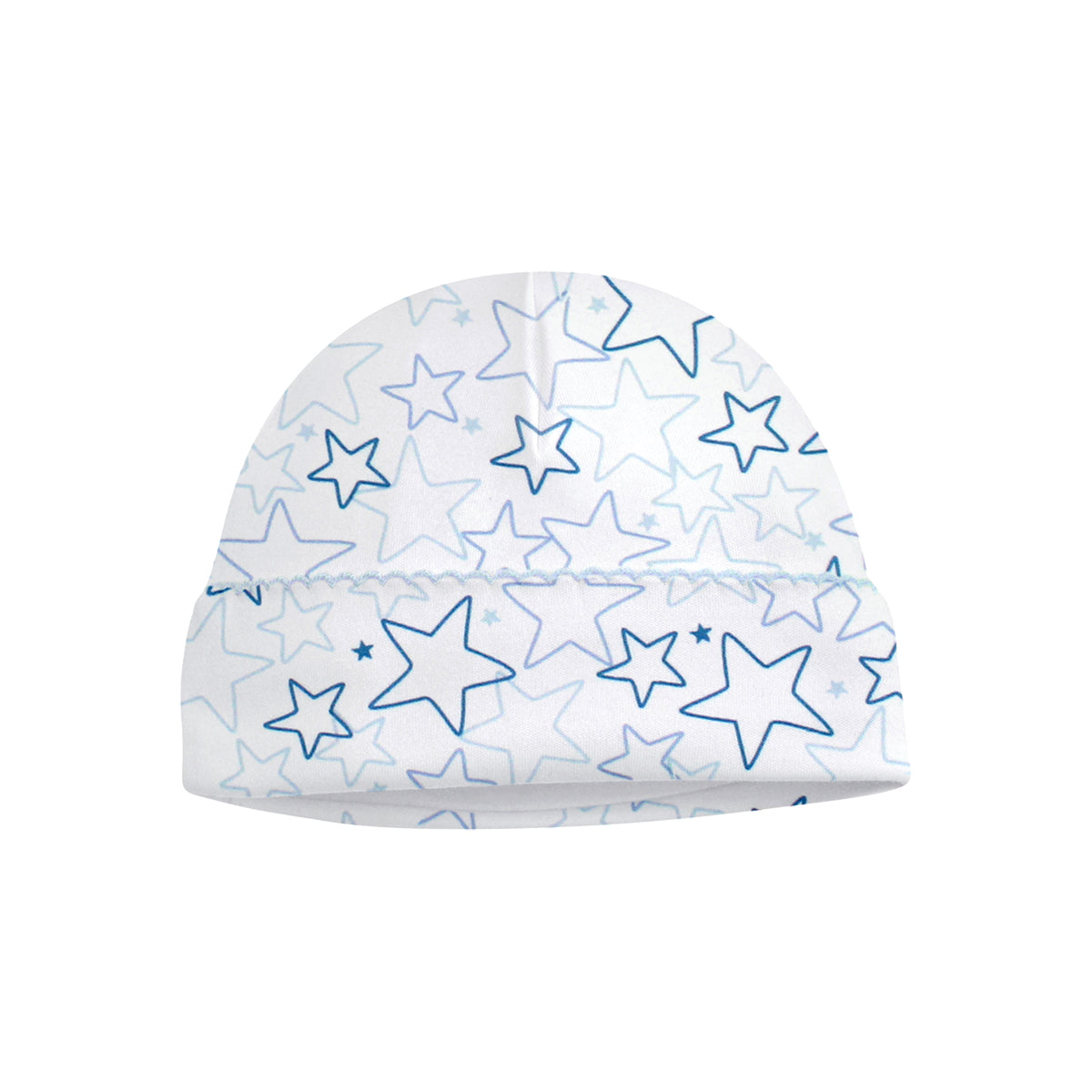 Doodle Stars Printed Hat | Baby Boy