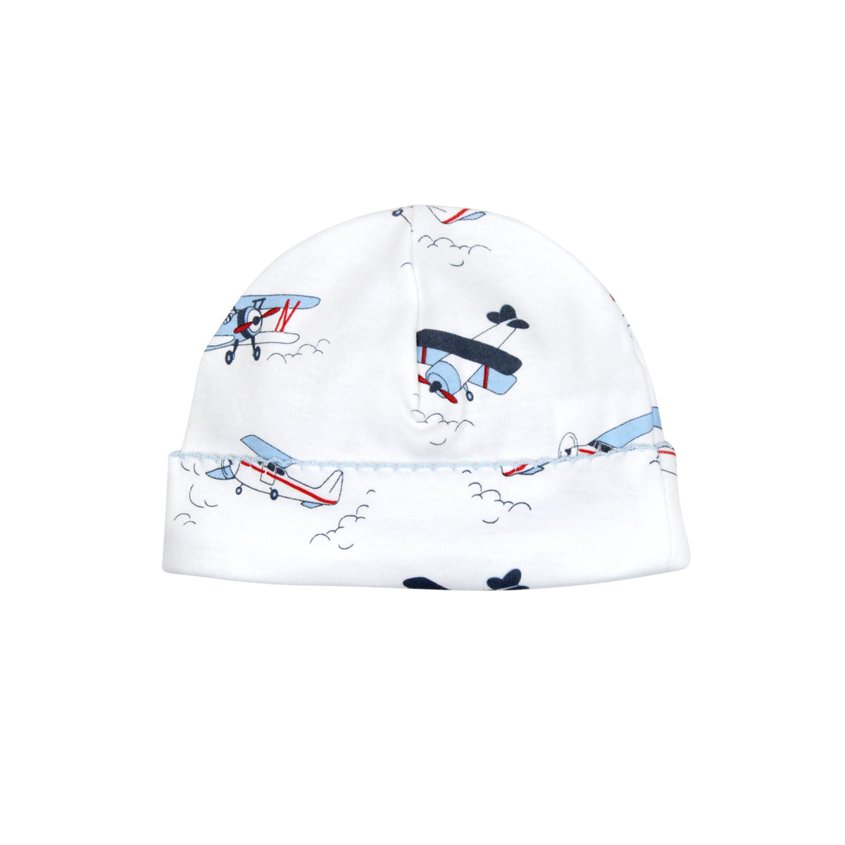 Vintage Airplanes Printed Hat | Baby Boy