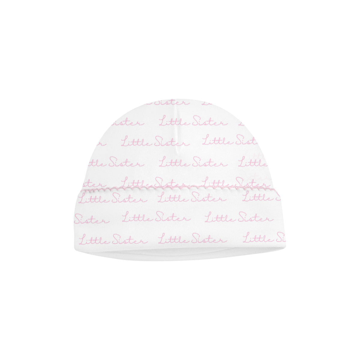 Little Sister Printed Hat | Baby Girl