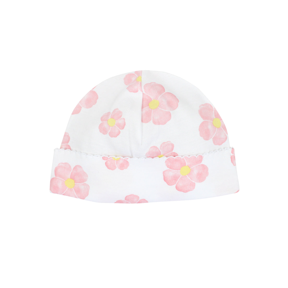 Sweet Flowers Printed Hat | Baby Girl