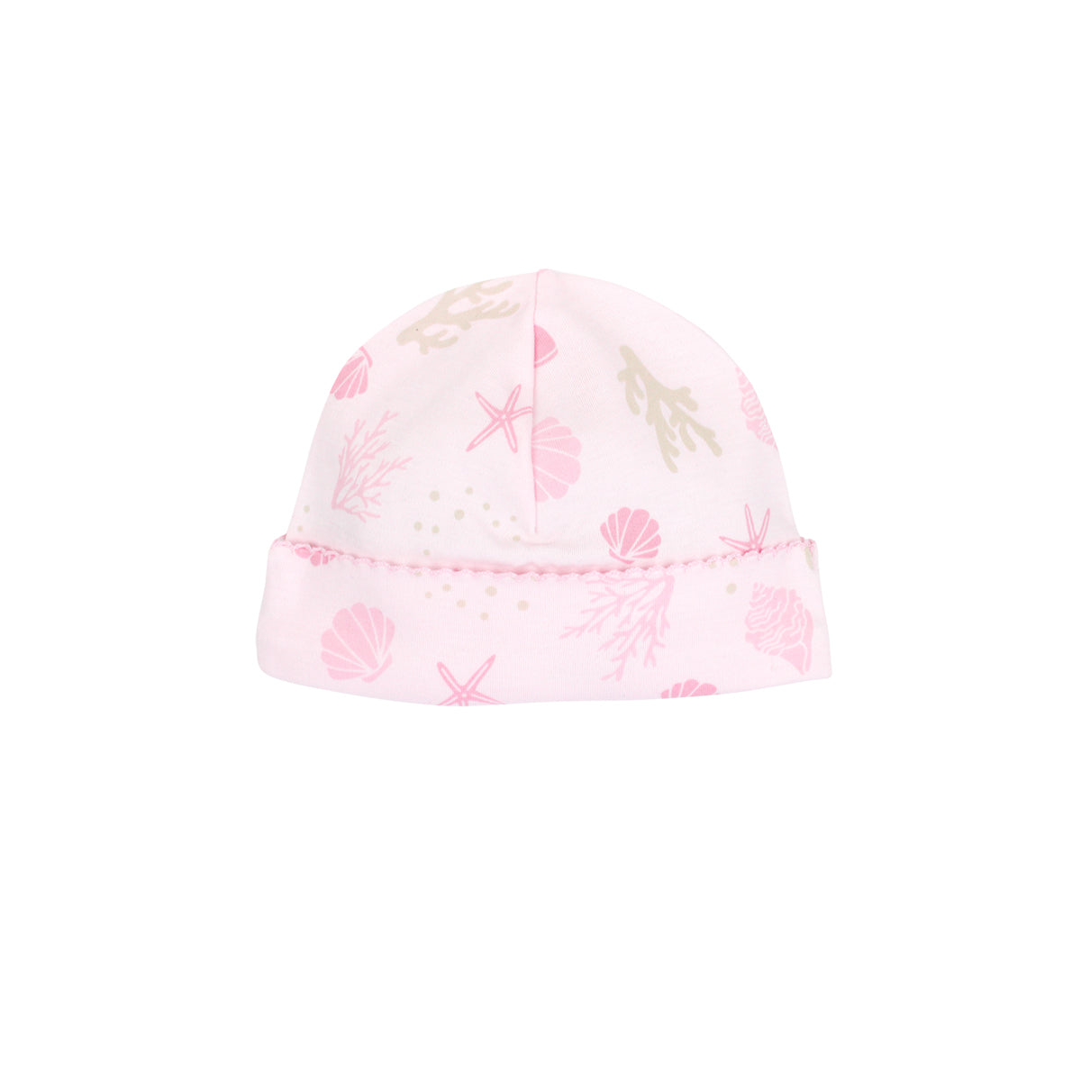 Seashells Printed Hat | Baby Girl