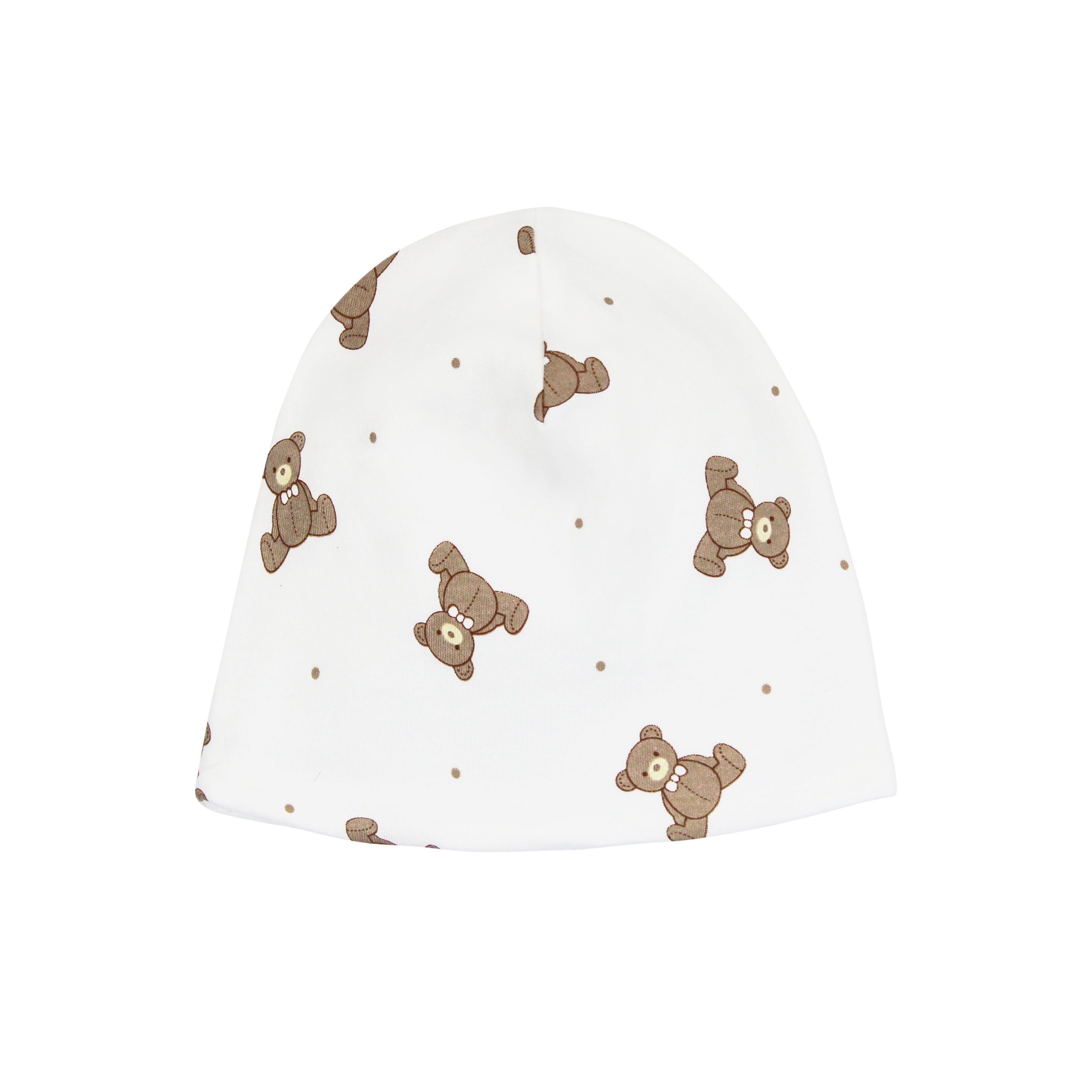 Teddy Bear Printed Beanie | Baby Unisex