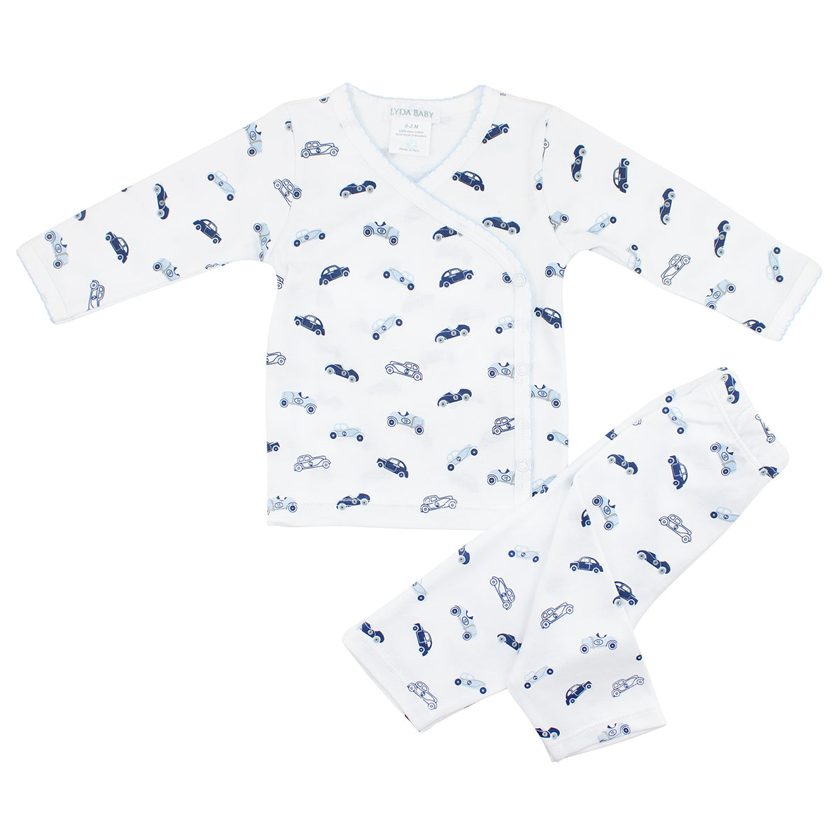 Vintage Cars Printed Set 2 Pieces | Baby Boy