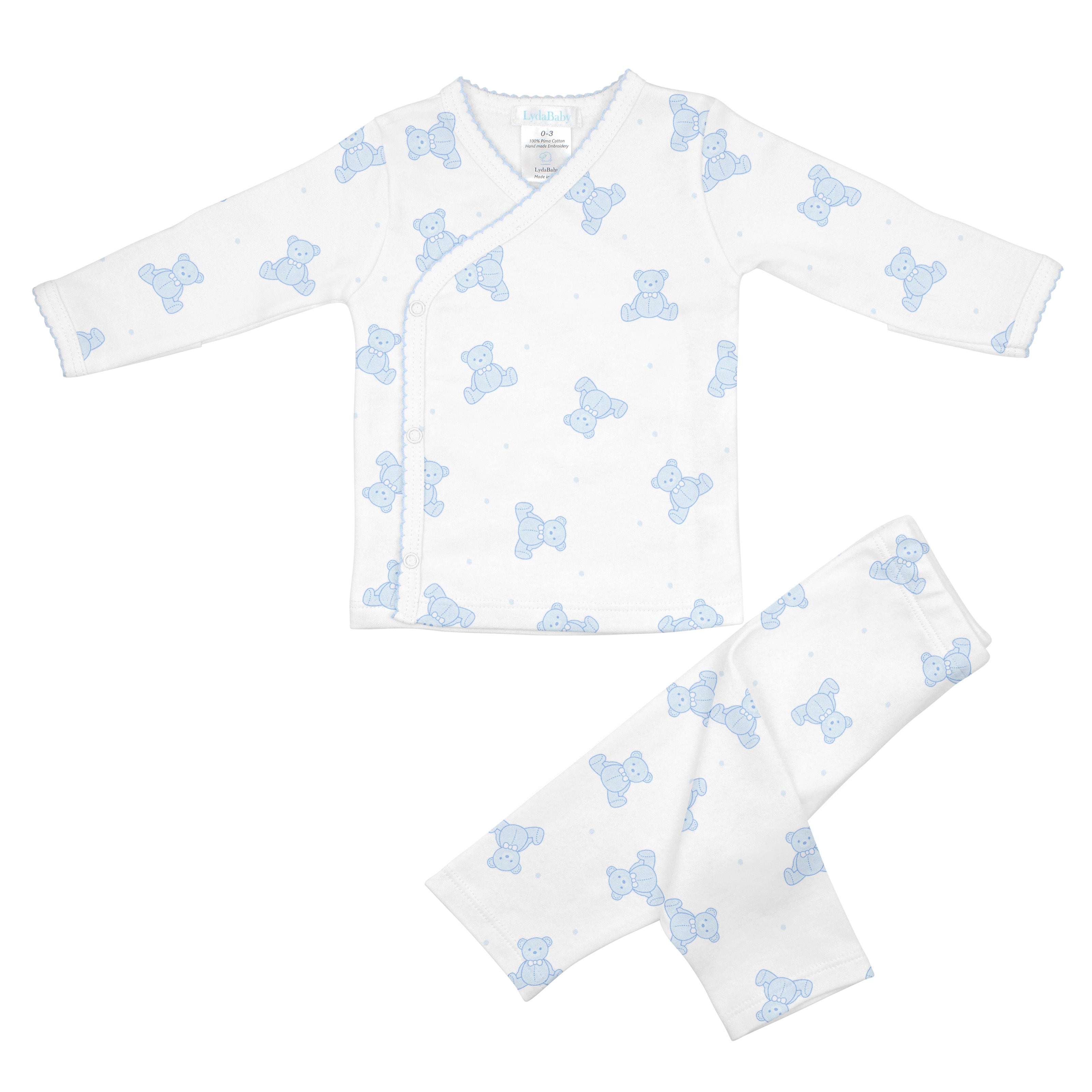 Teddy Bear Printed Set 2 Pieces | Baby Boy