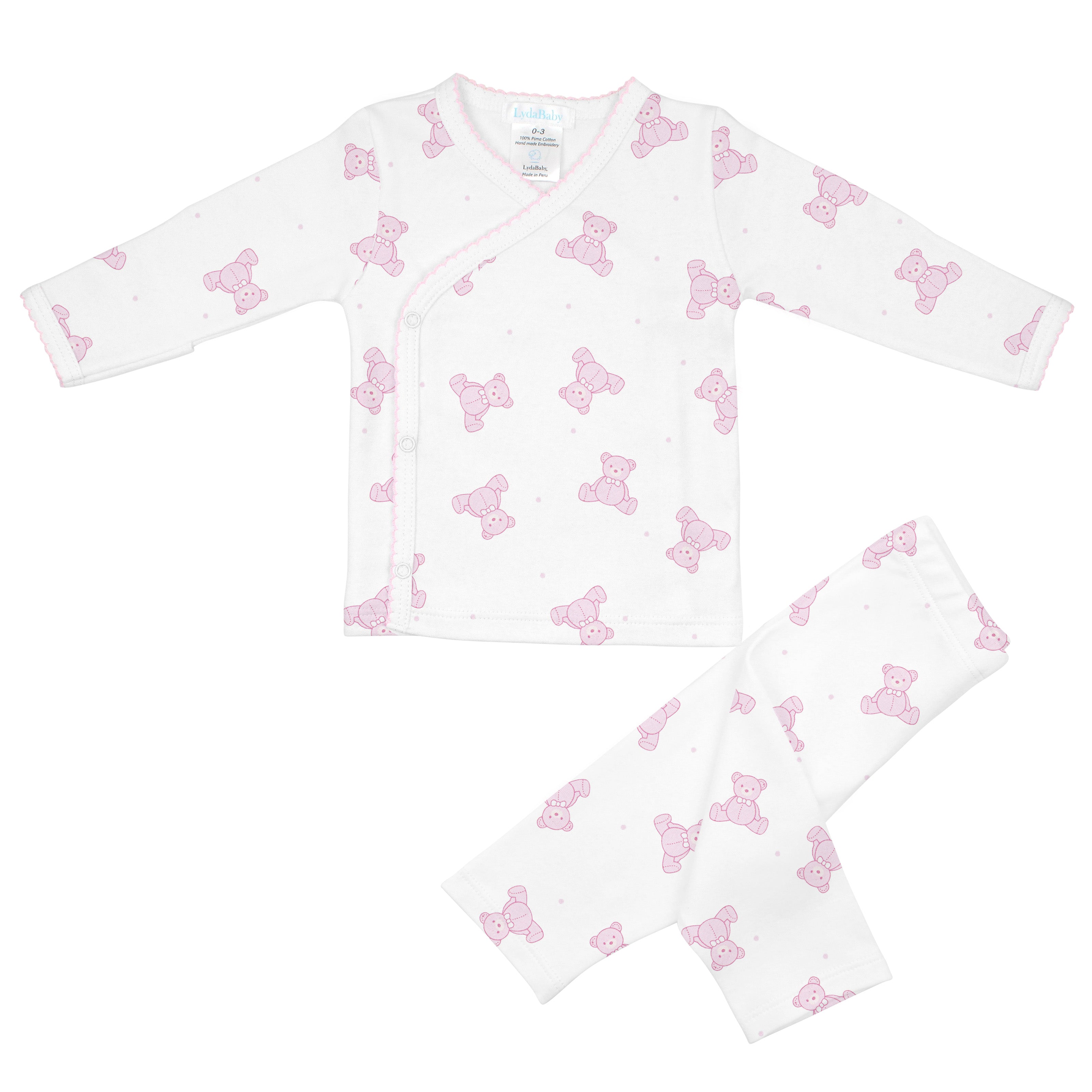 Teddy Bear Printed Set 2 Pieces | Baby Girl