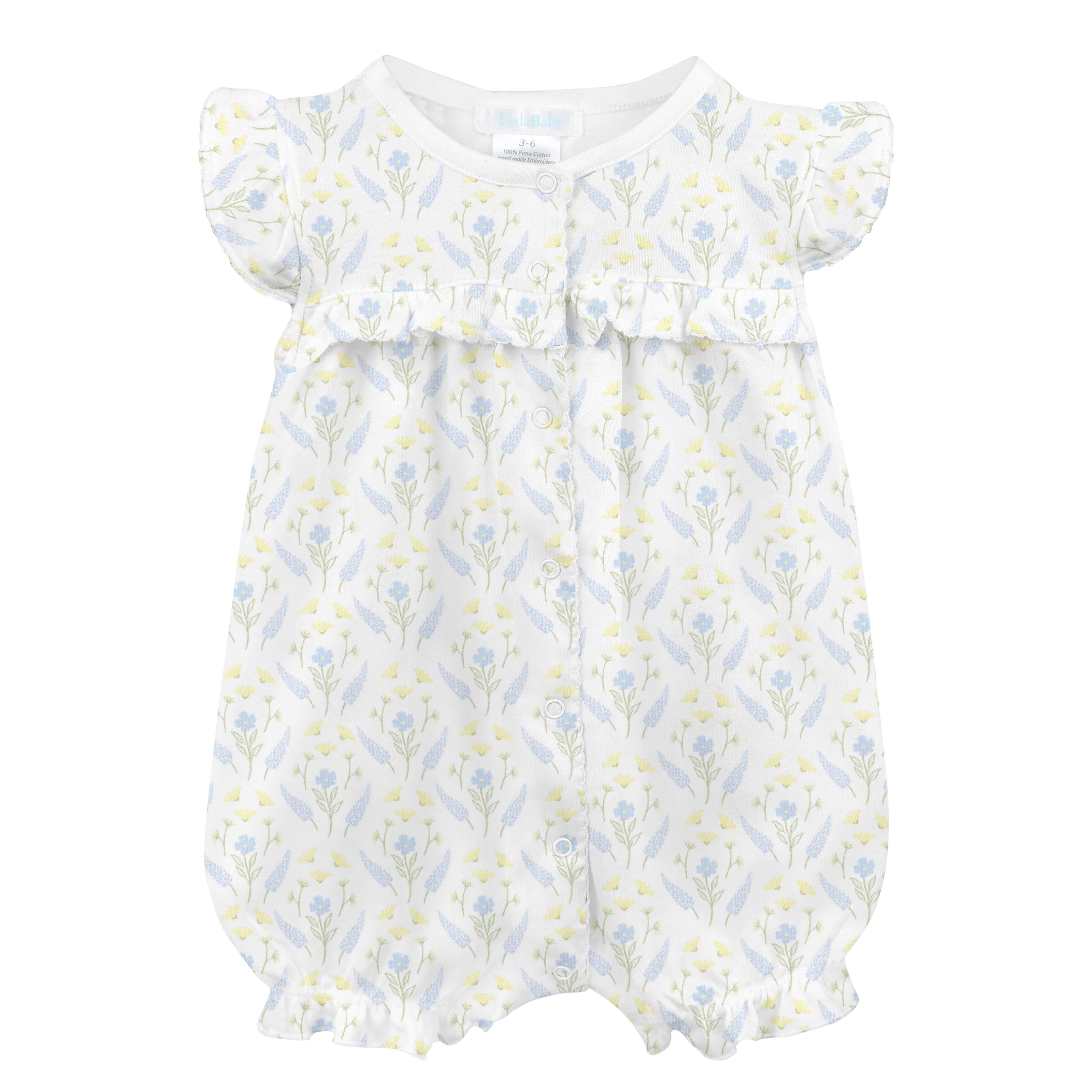 Serene Floral Printed Romper | Baby Girl