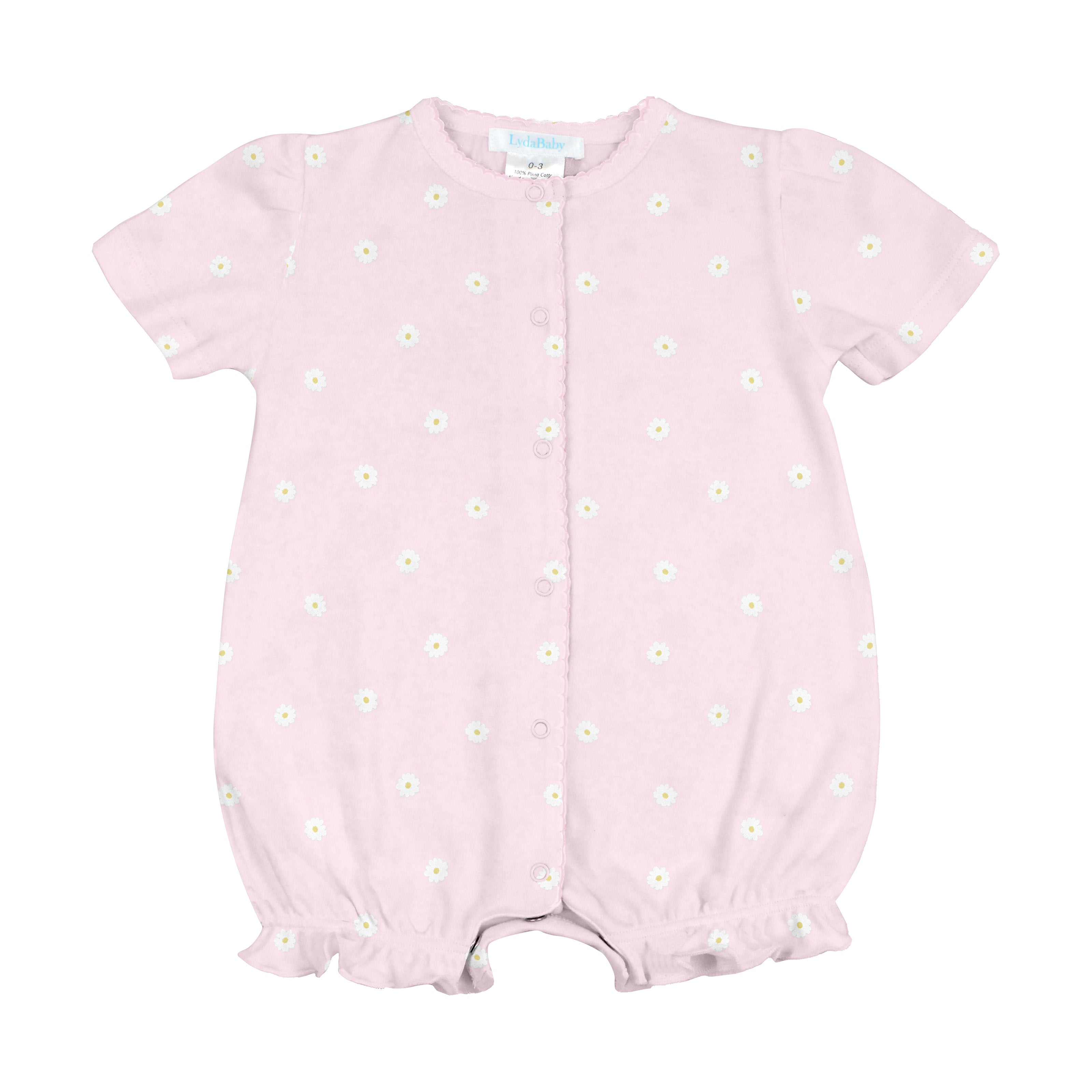 Lovely Daisies Printed Romper | Baby Girl