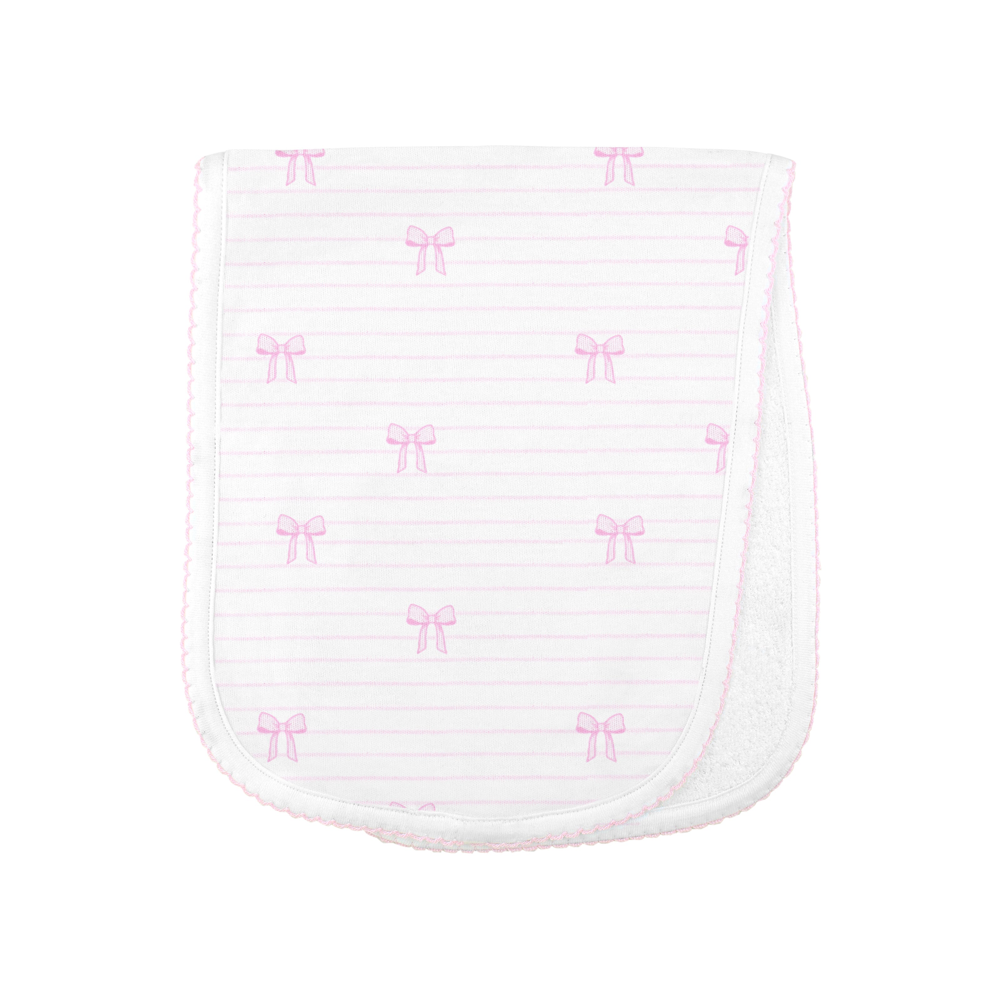 Bows and Stripes Printed Burpie | Baby Girl
