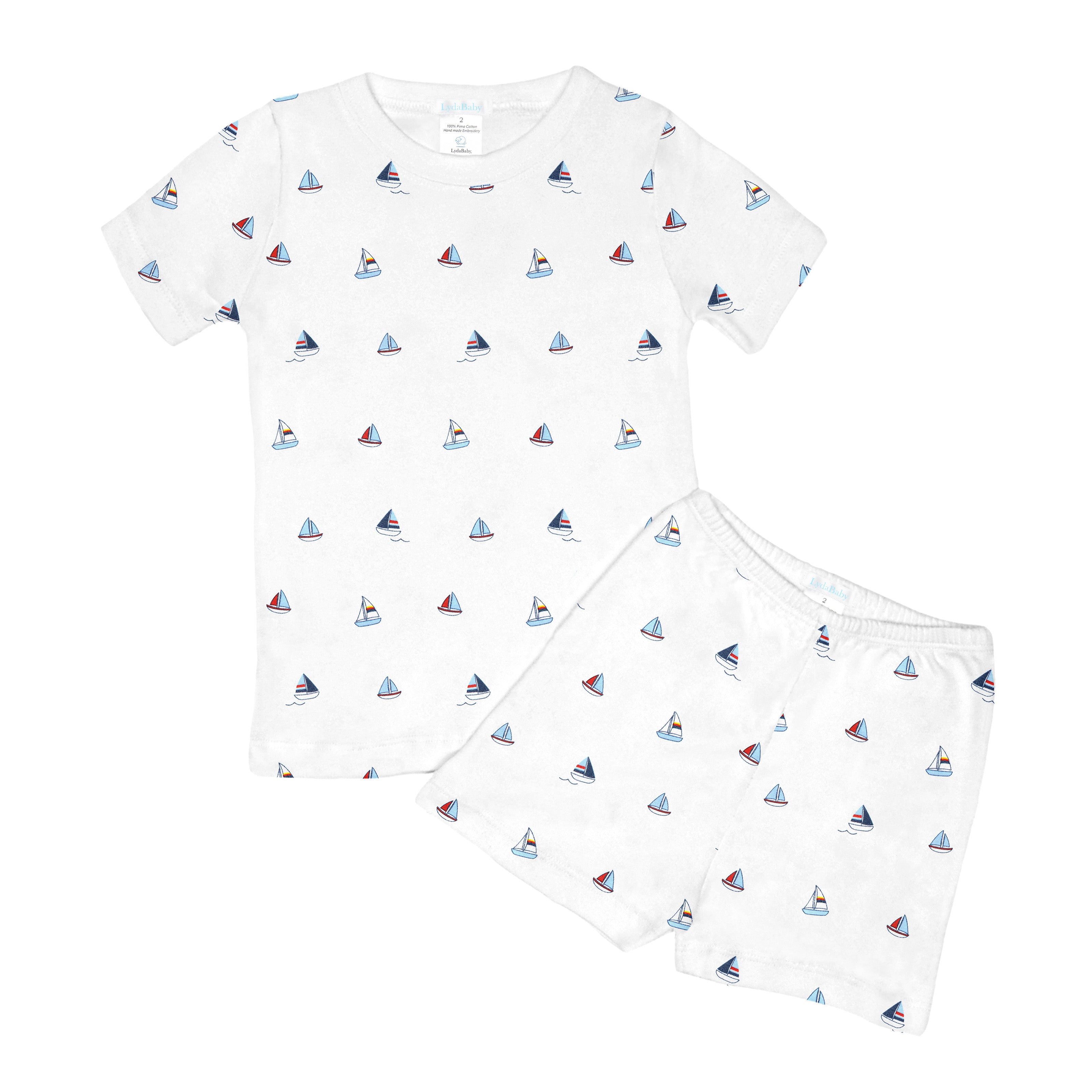 Small Sailboats Printed Pajama | Boy