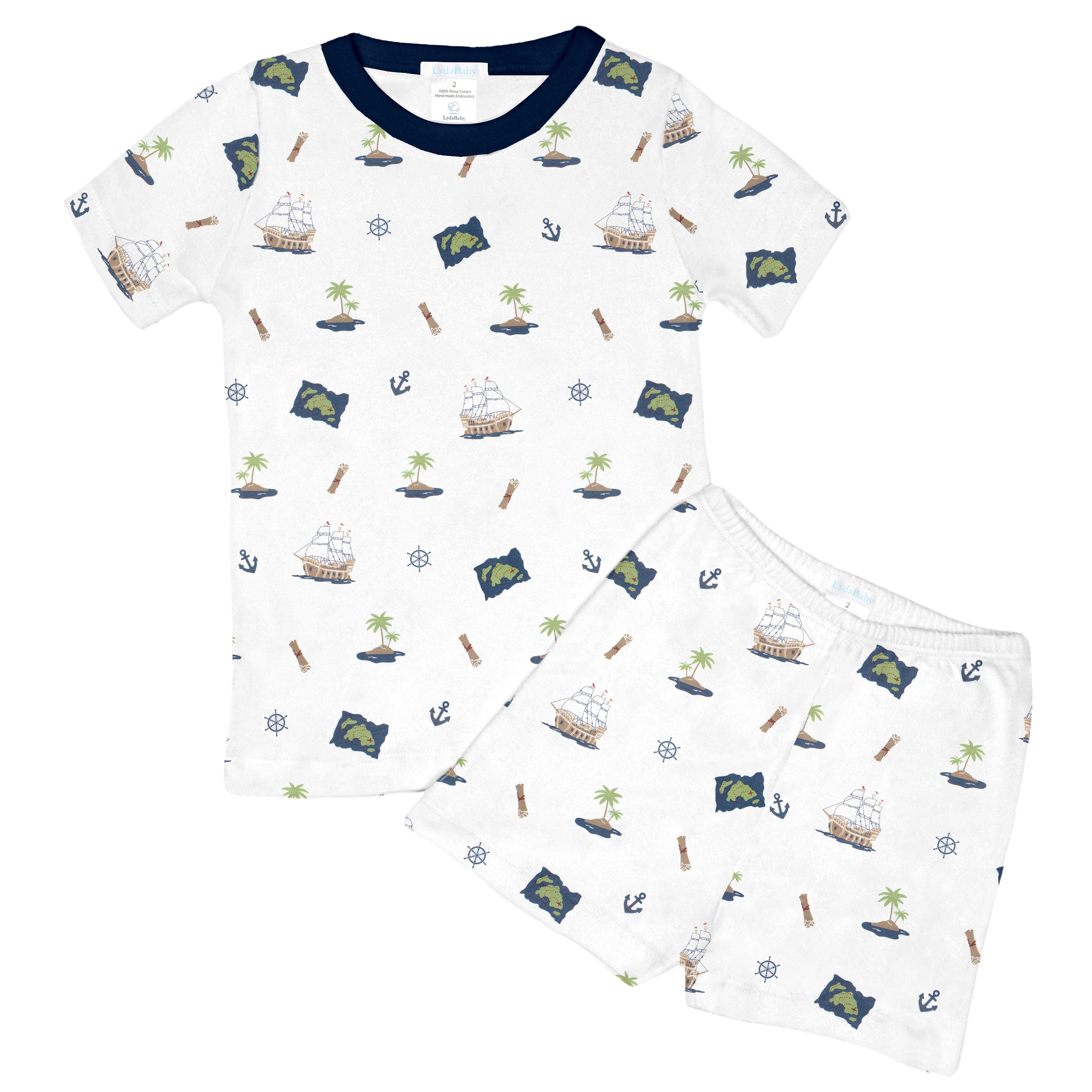 Pirate's Island Printed Pajama | Baby Boy