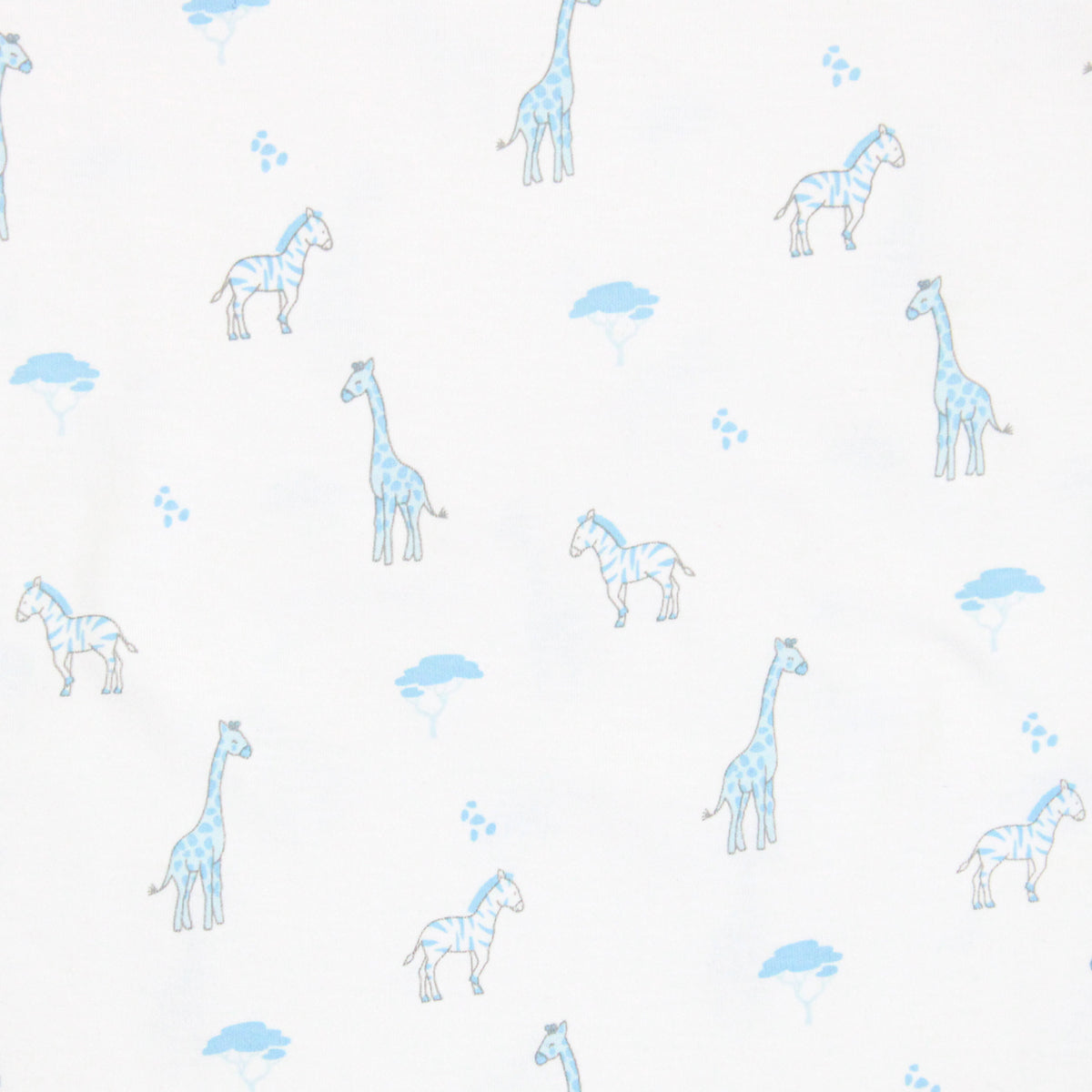 Safari Lightblue printed Pajama | Boy