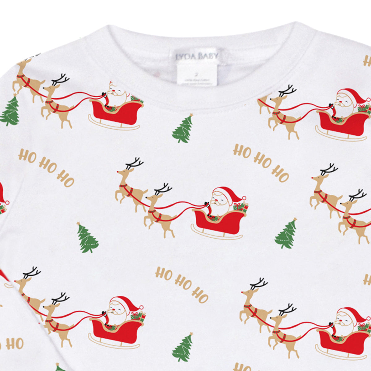 Santa And Deers Pajamas | Unisex