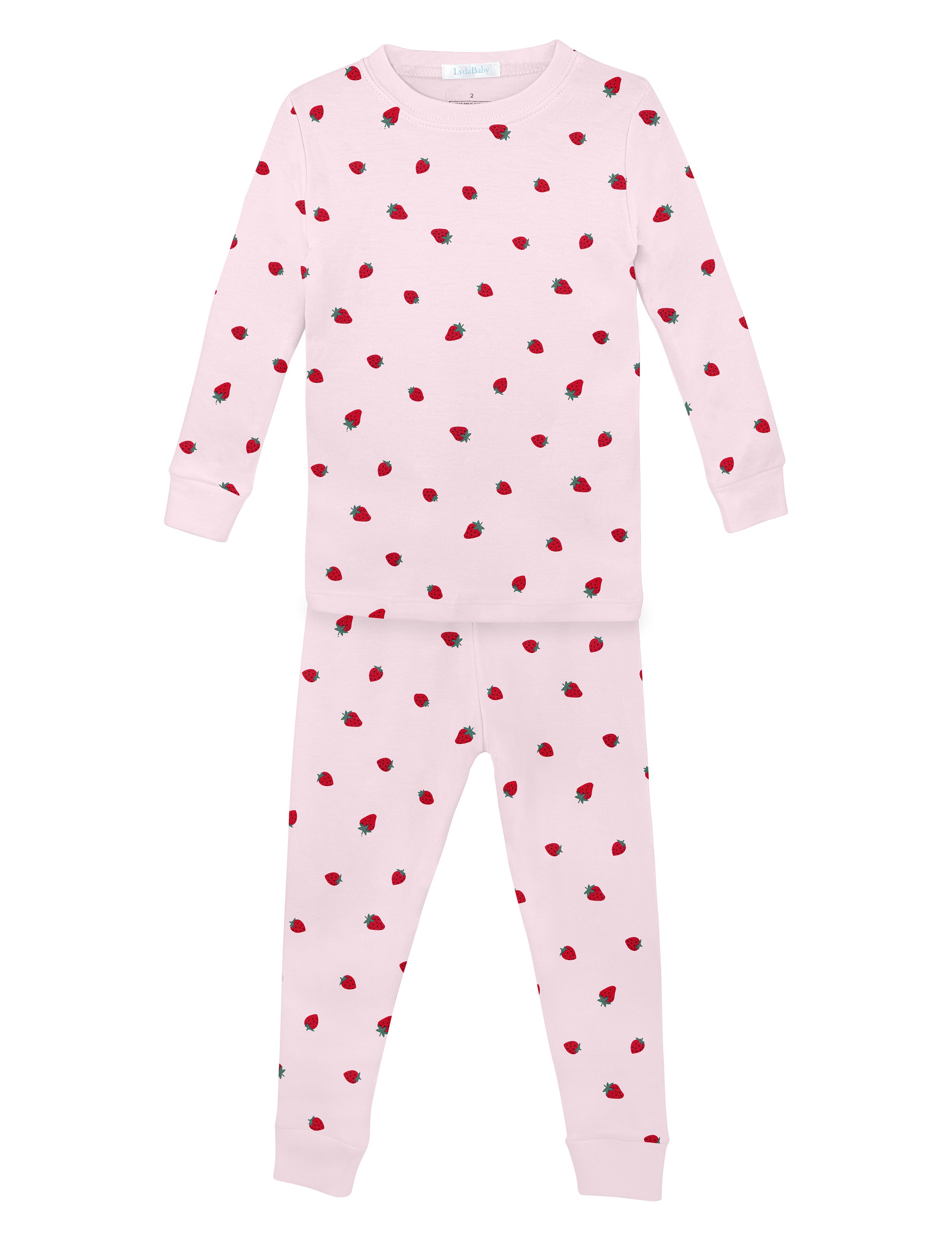 Strawberries Printed Pajama | Girl