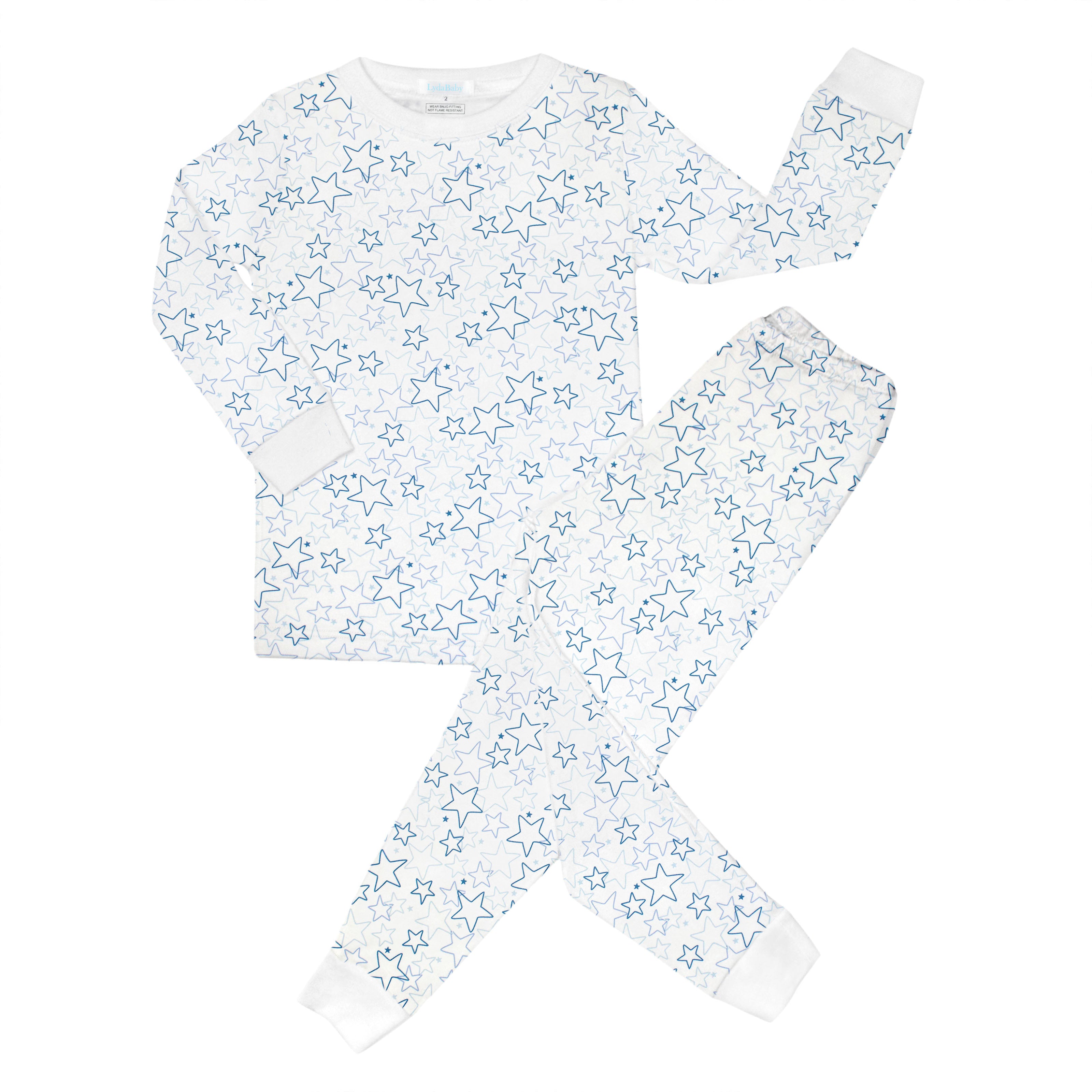 Dooble Stars Printed Pajama | Baby Boy