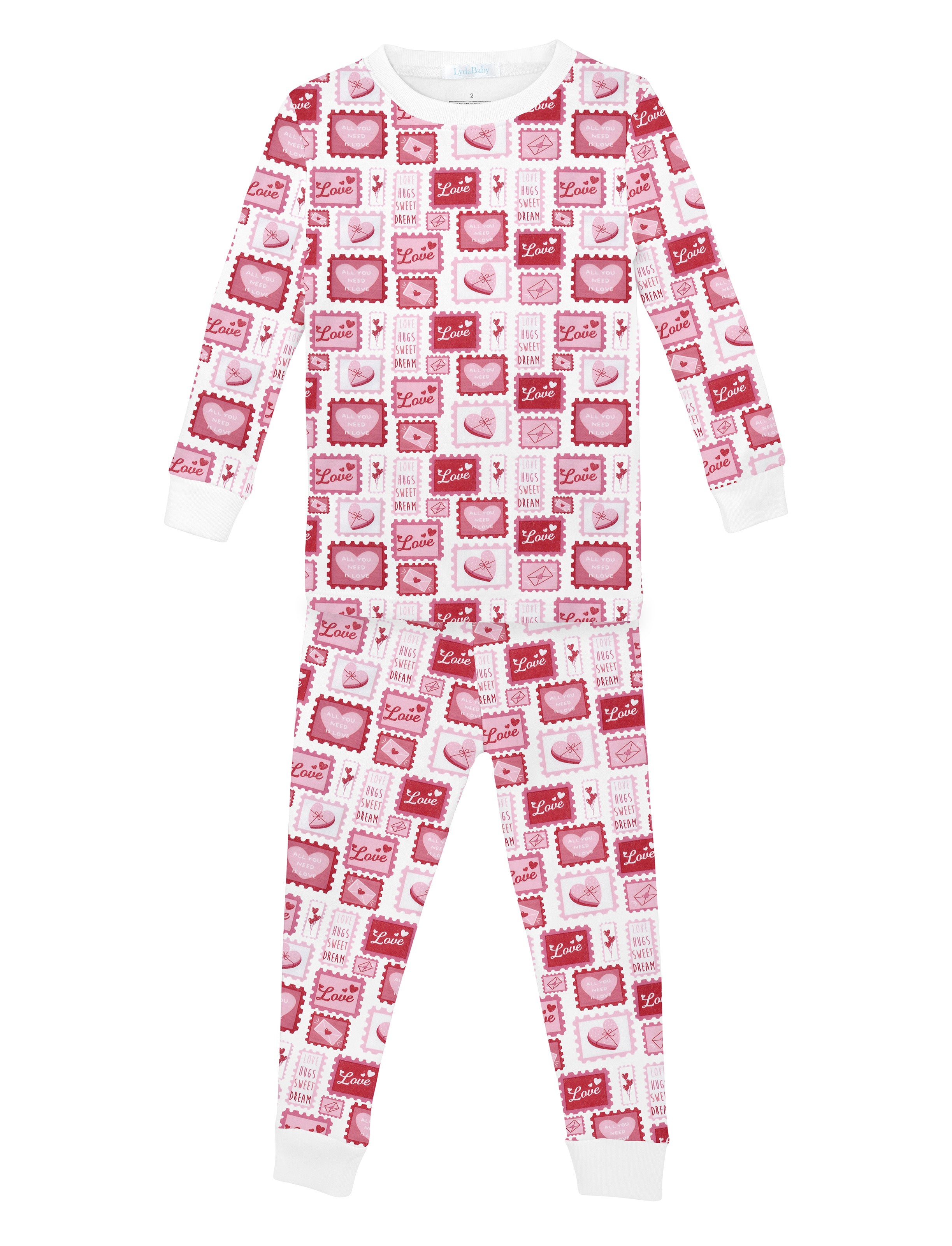 Dear Valentine Printed Pajama | Girl