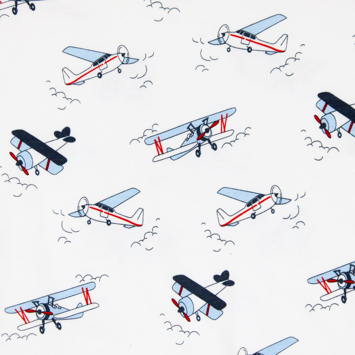 Vintage Airplanes Printed Pajama | Boy