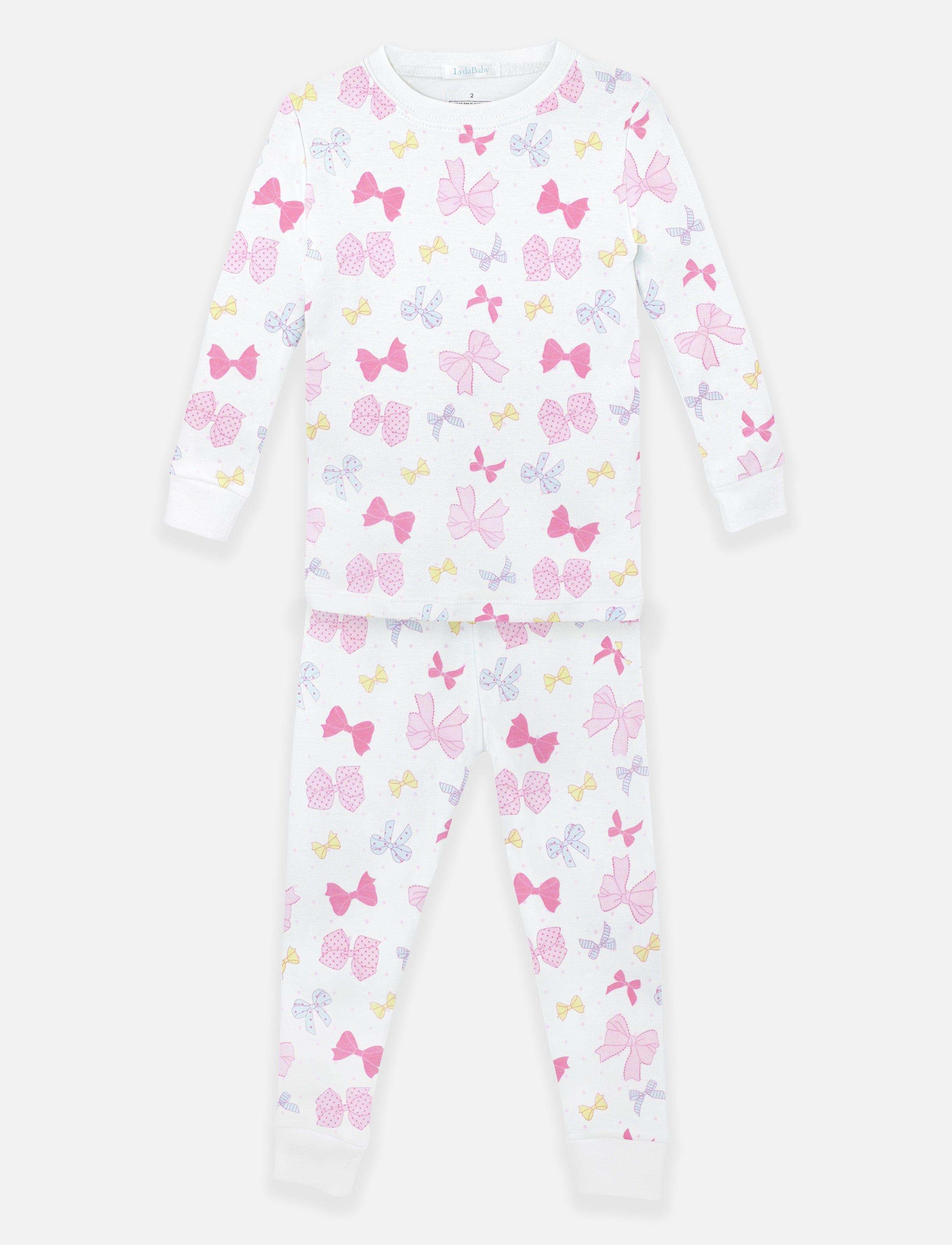 All Bows Printed Pajama | Girl