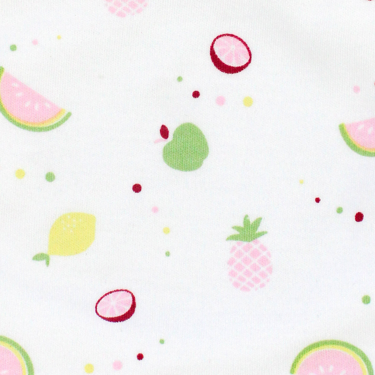 Summer Fruits Printed Bib | Baby Girl