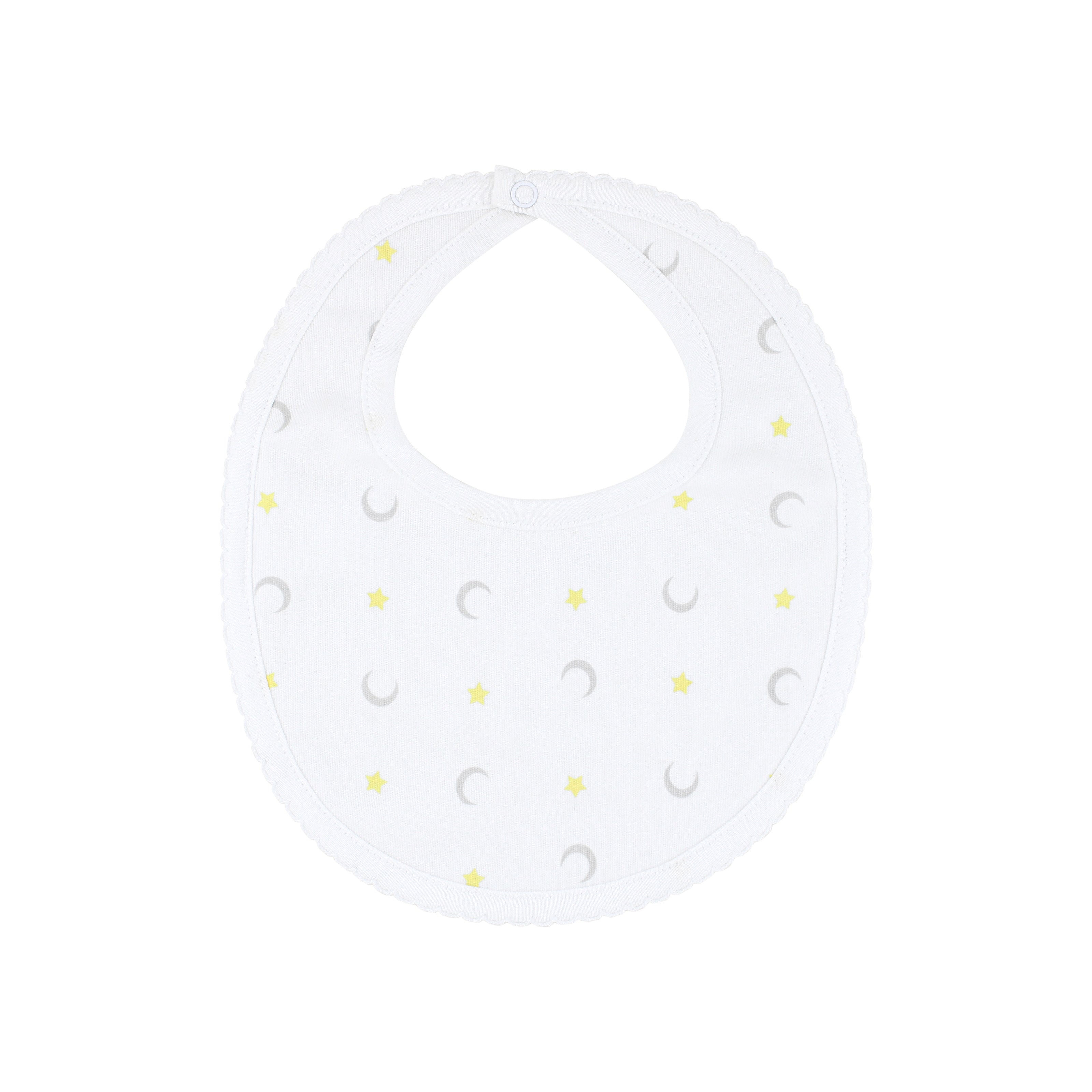 Moon and Stars Printed Bib | Baby Unisex