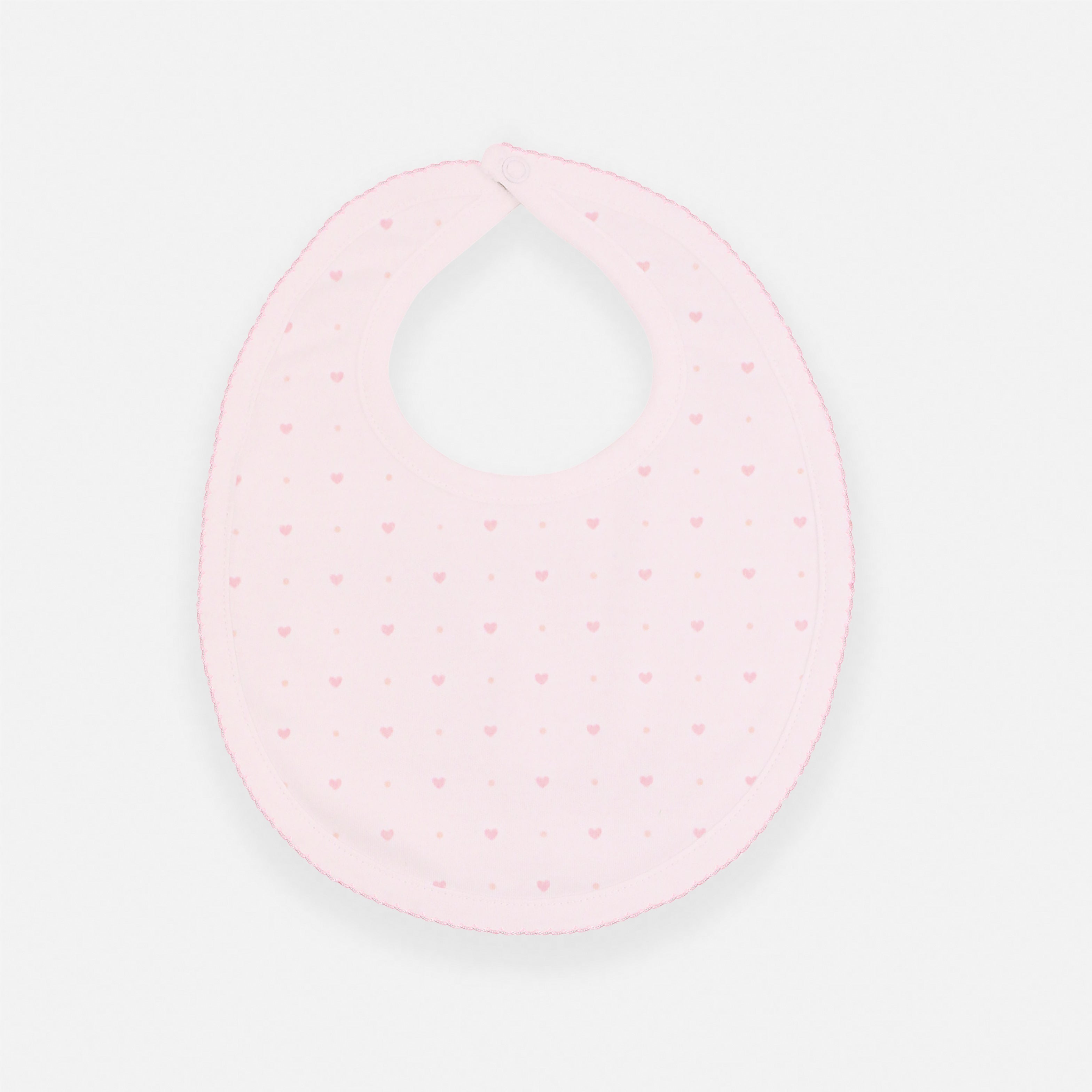 Lovely Dots Printed Bib | Baby Girl