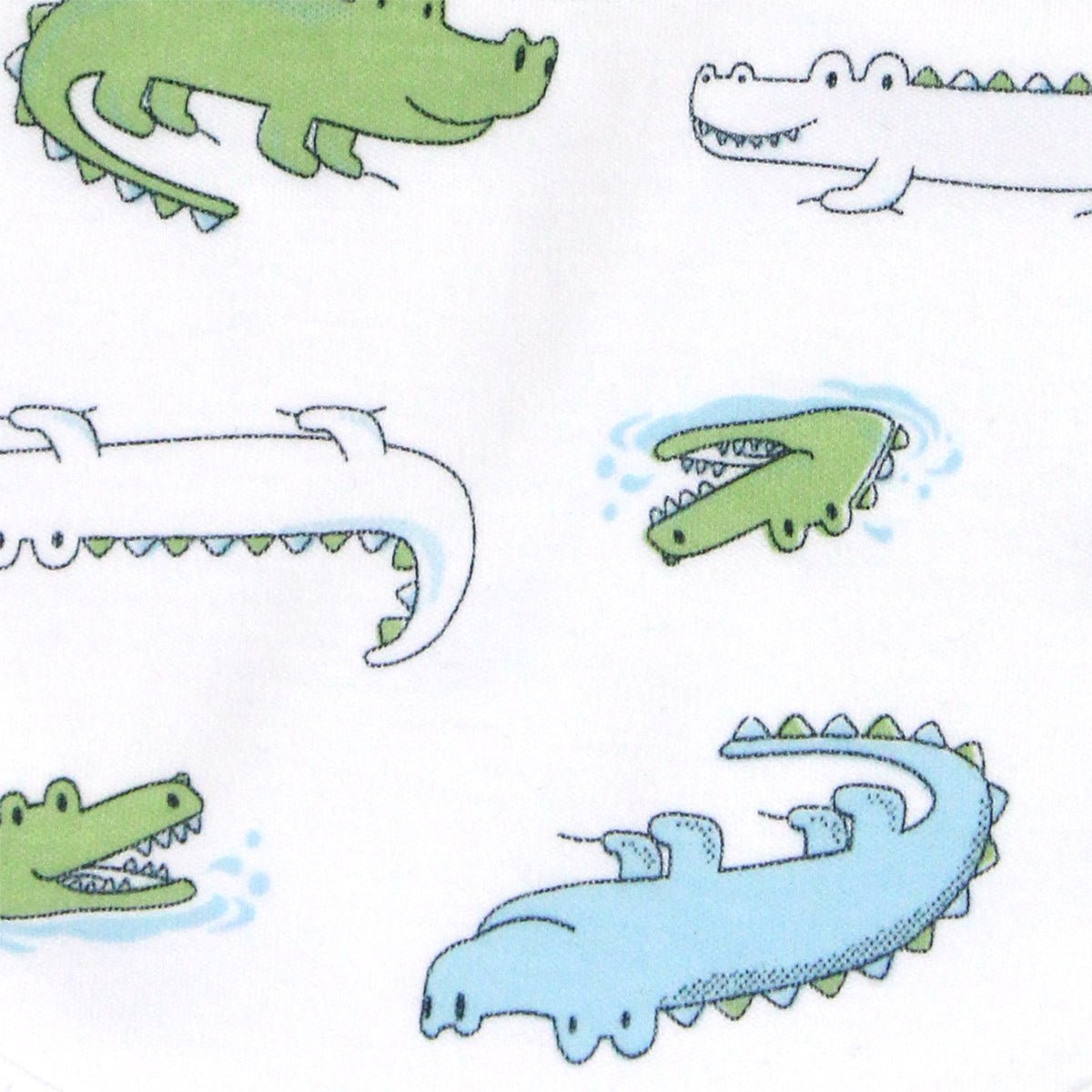 Crocodile Printed Bib | Baby Boy