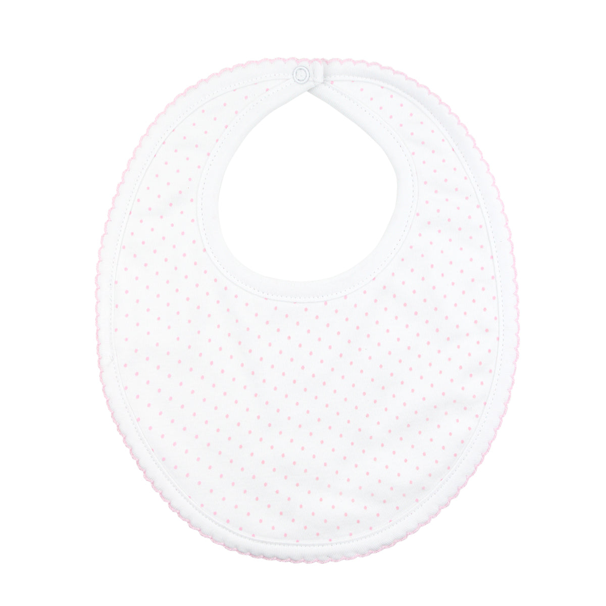 Pink Dots Printed Bib | Baby Girl