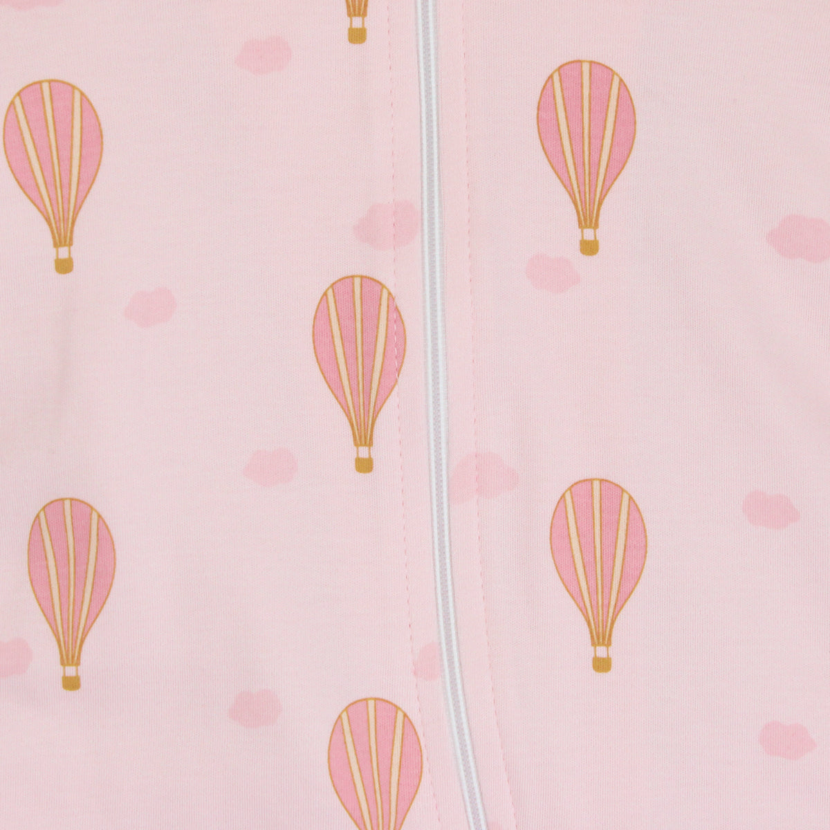 Hot Air Ballons Zipper Footie | Baby Girl