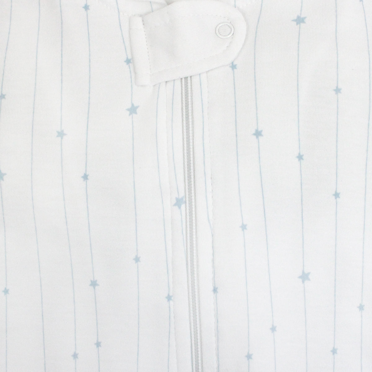 Little Stars Printed Zipper Footie |  Baby Boy