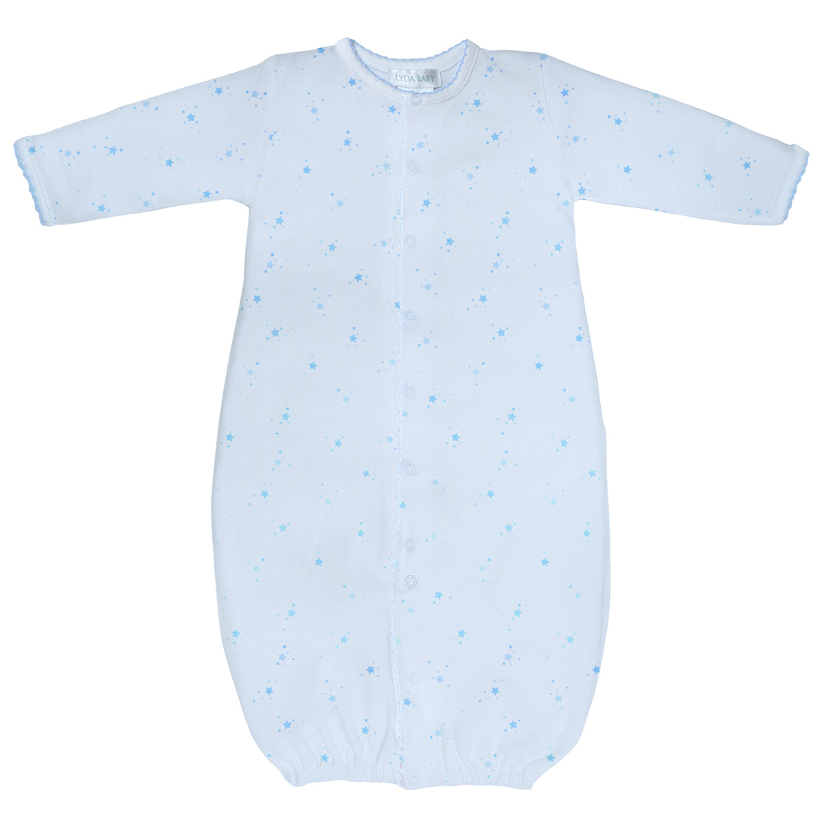 Light Blue Bubble Stars Printed converter | Baby Boy