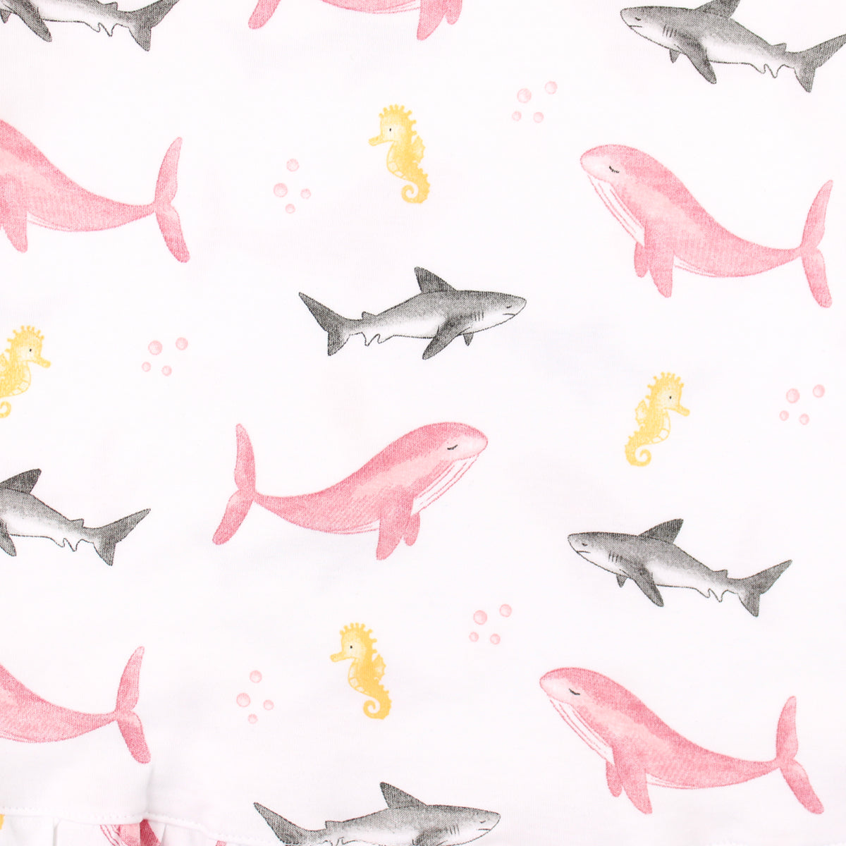 Sea Animals Printed Dress | Baby Girl