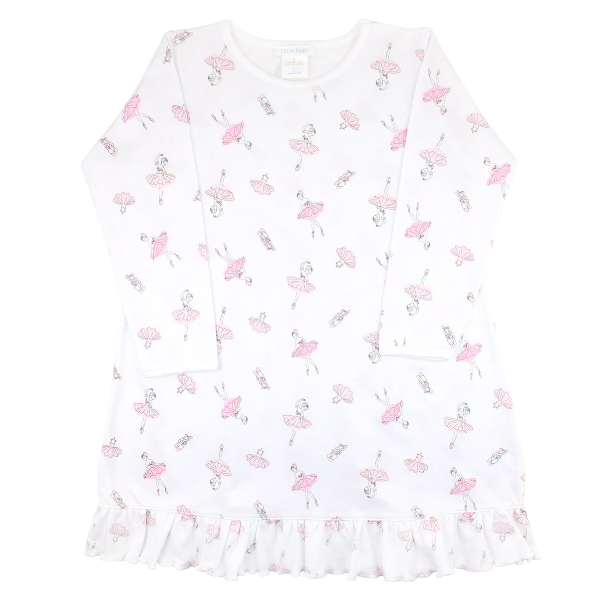 Dancing Ballerinas Printed Dress | Baby Girl