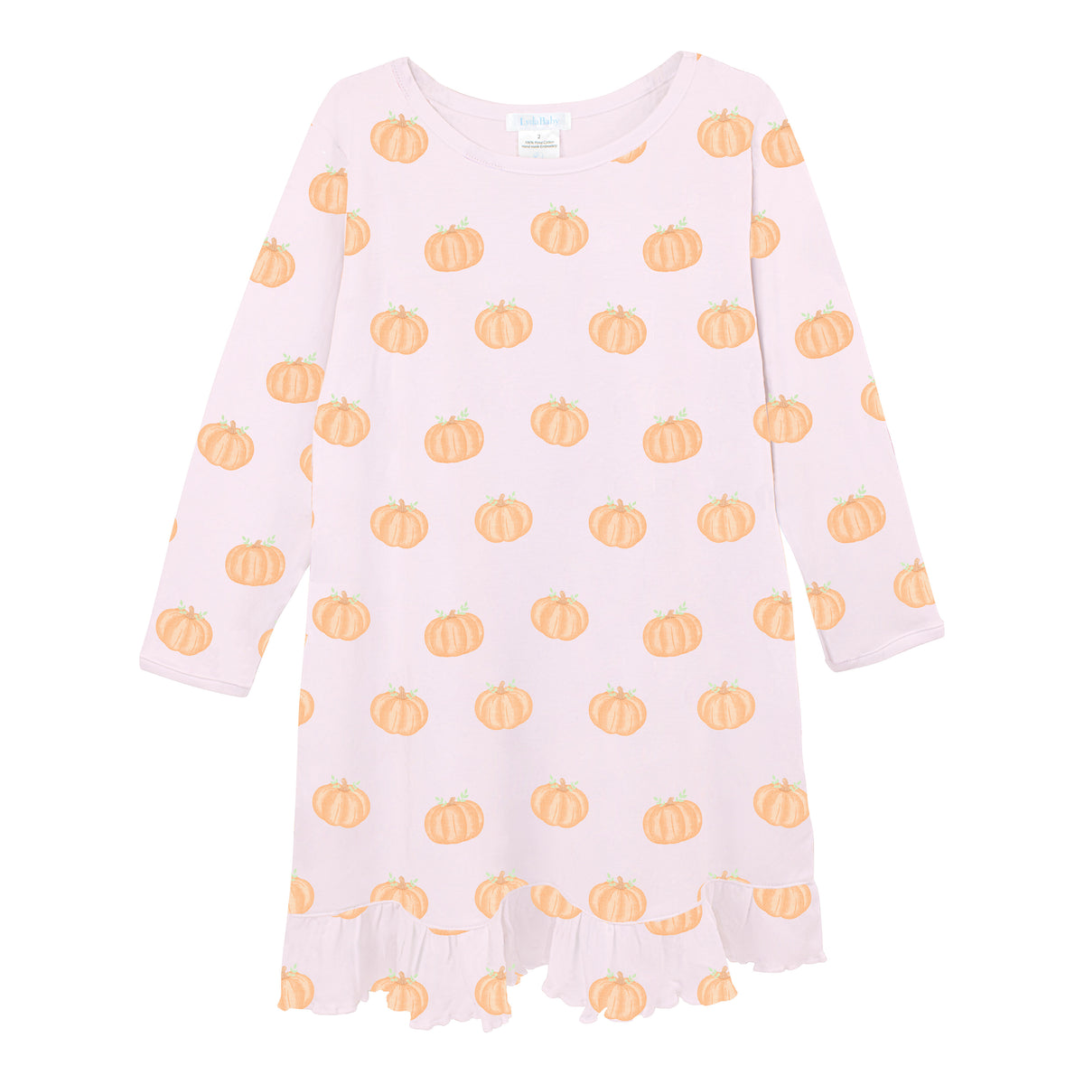 Halloween Pumpkin Printed Dress | Girl