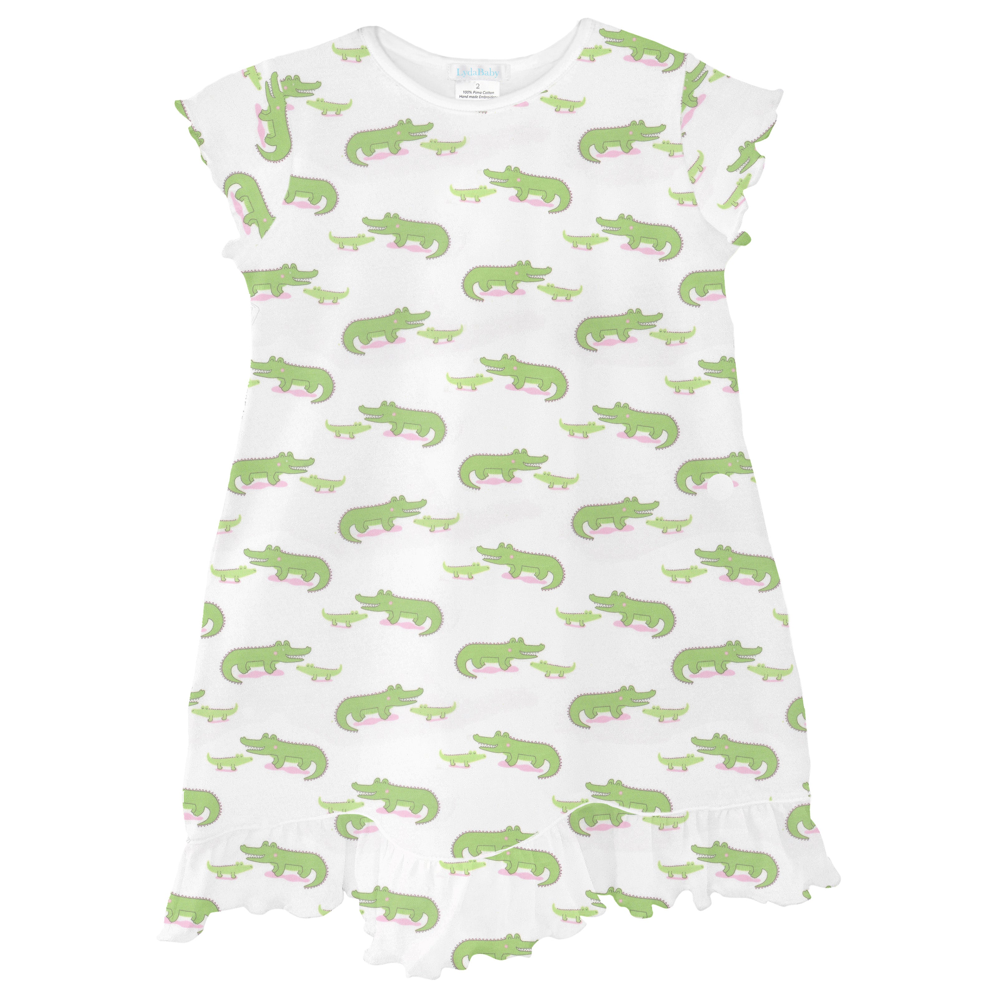 Alligator Printed Dress | Girl