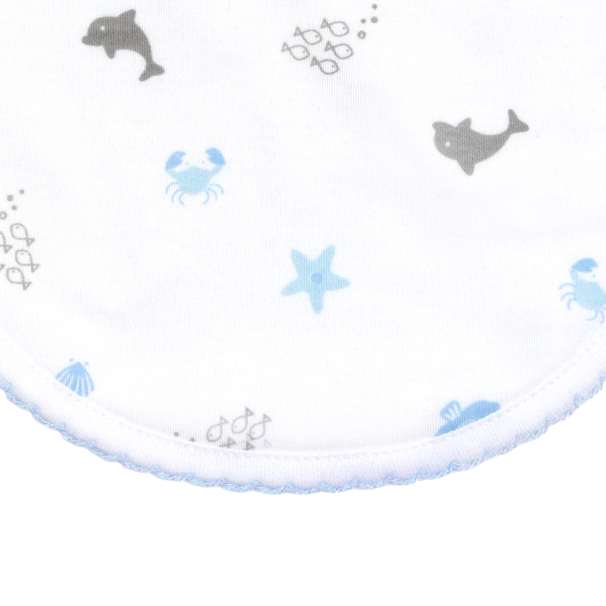 Under the Sea Printed Bib | Baby Boy