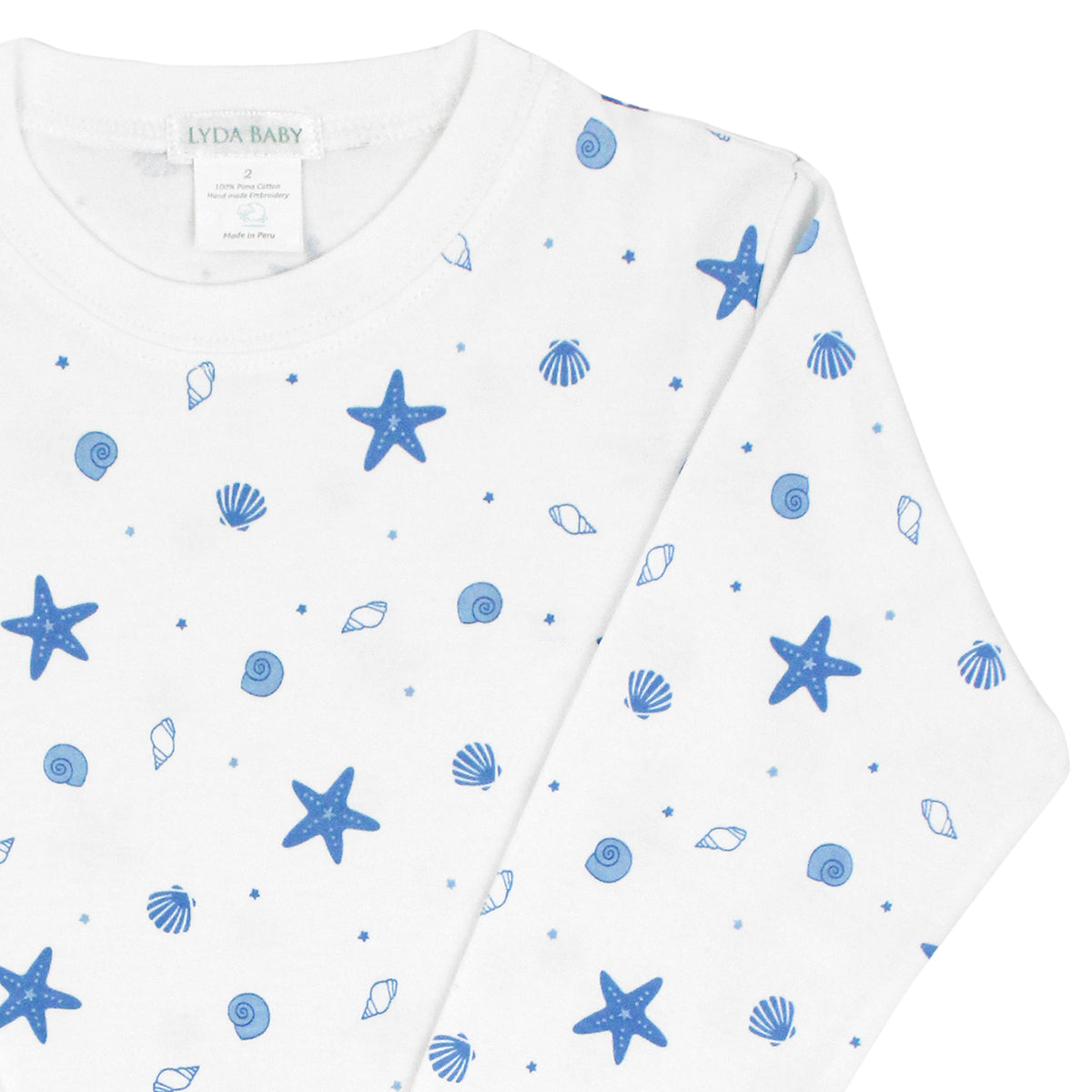 Tiny Sea Shealls Printed Pajama | Boy