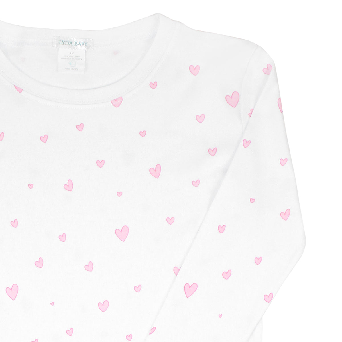 Unique Hearts Printed Pajama | Girl