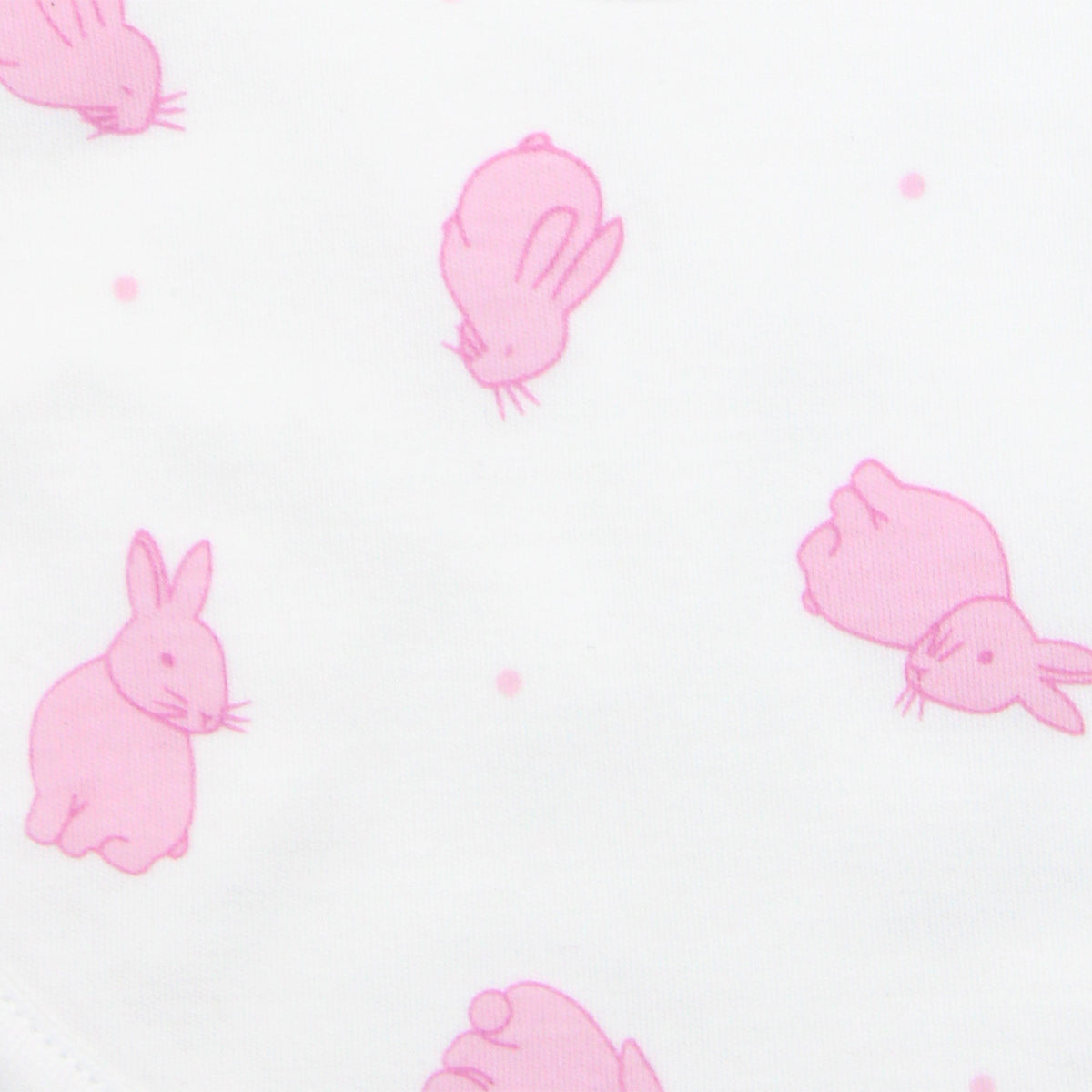 Sweet Bunny Printed Bib | Baby Girl