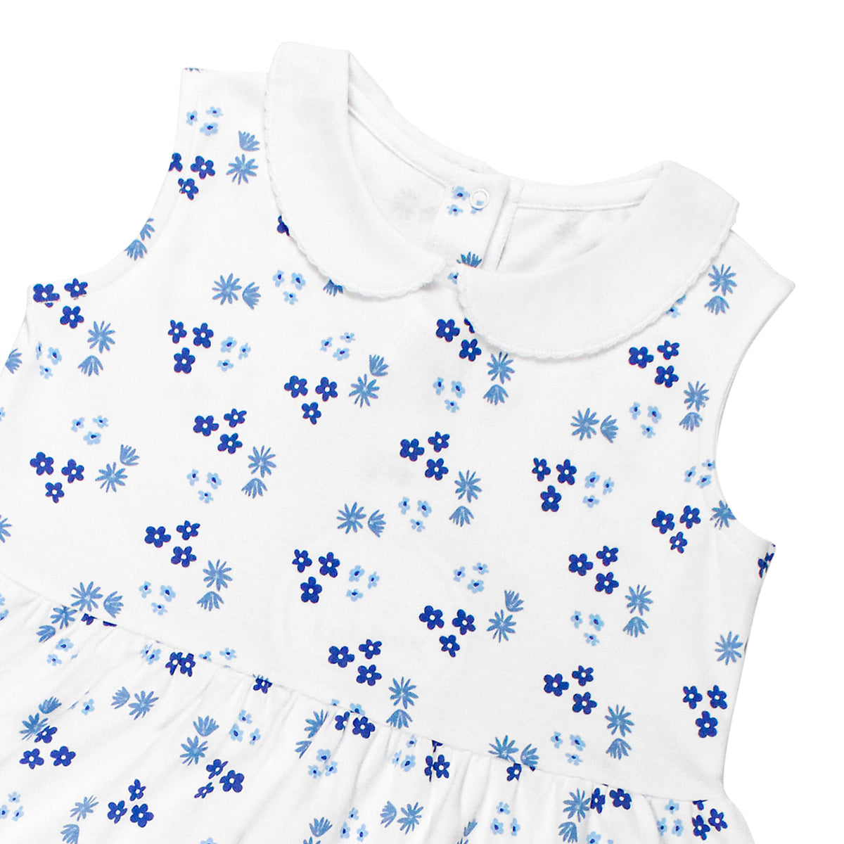 Blue Summer Printed Dress | Girl