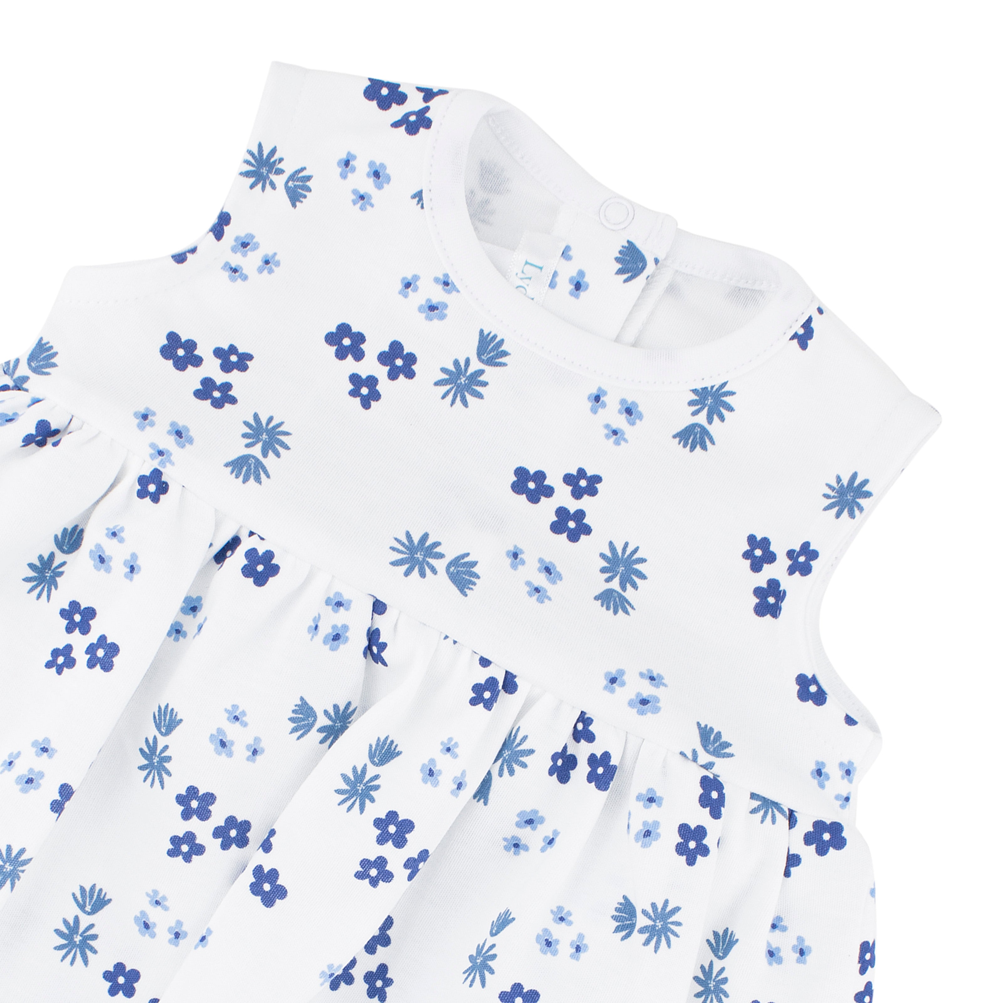 Blue Summer Printed Dress | Baby Girl