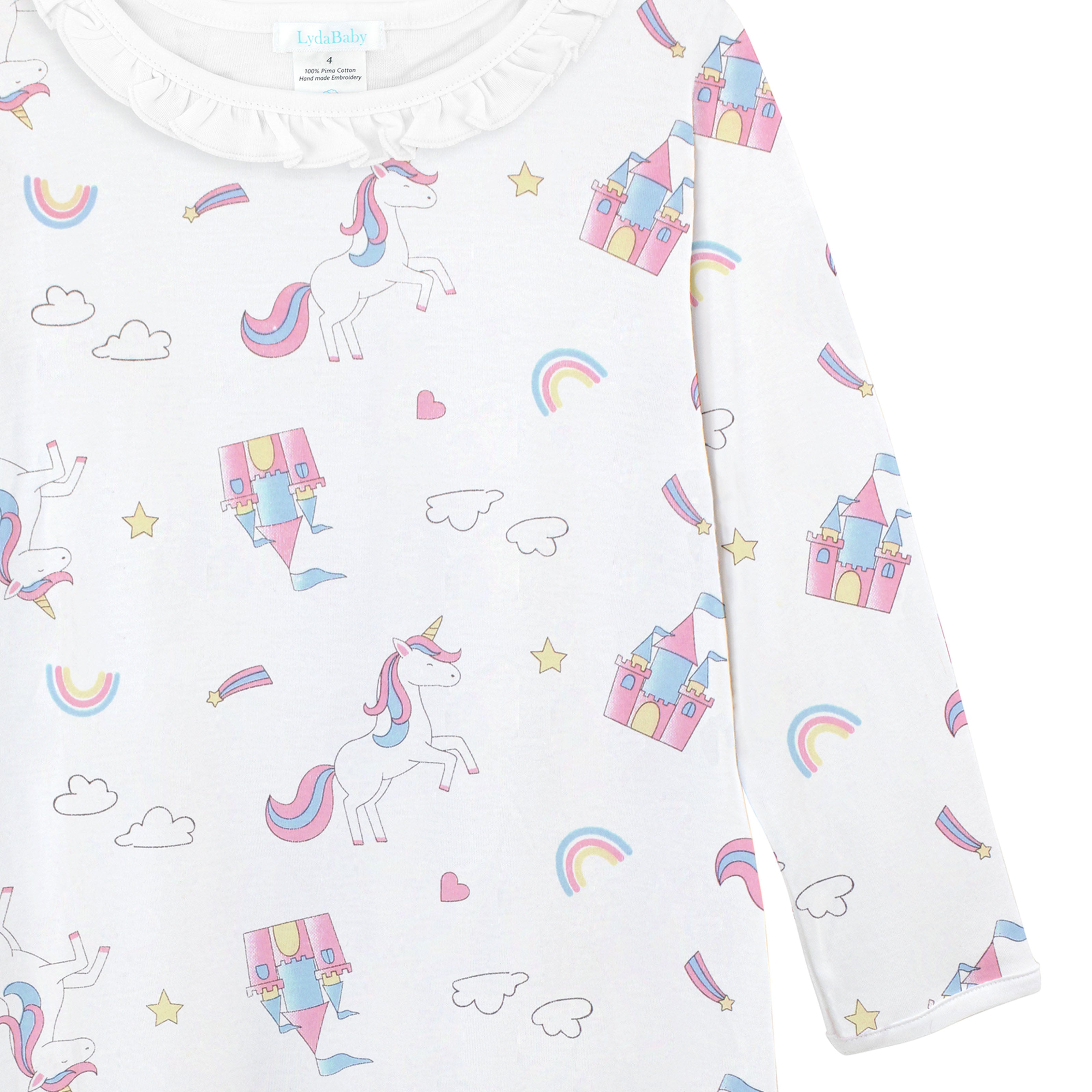 Unicorns and Rainbows Printed Dress | Girl