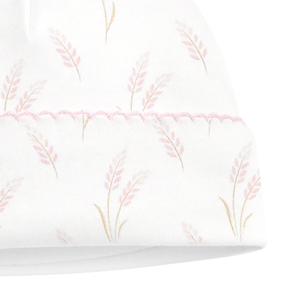 Wheat Spikes Printed Hat | Baby Girl