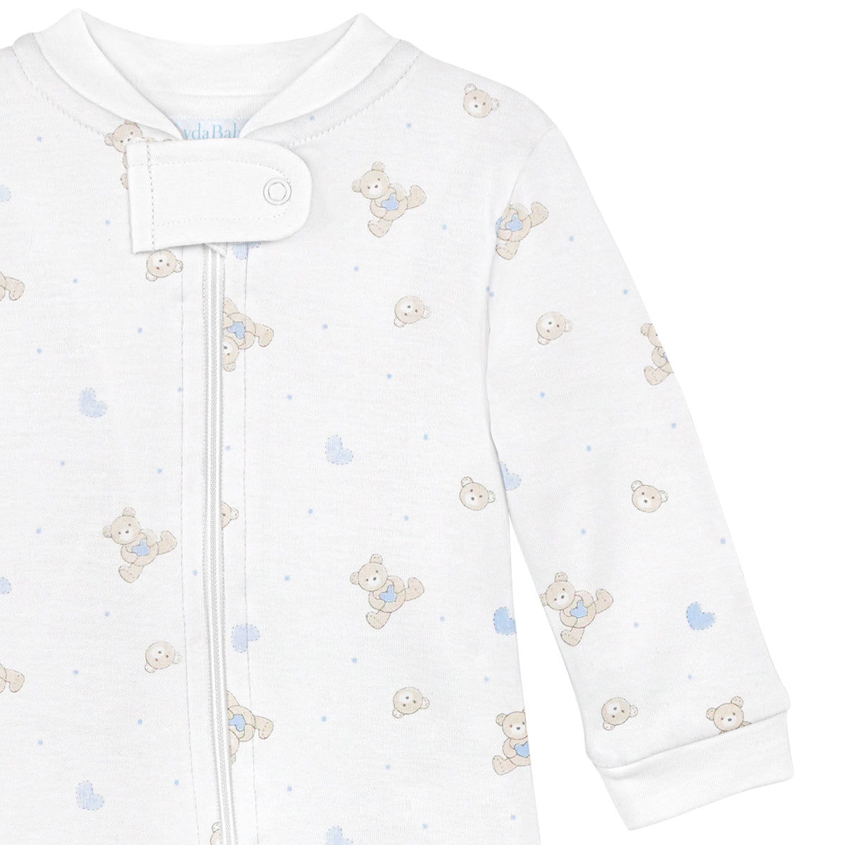 Luxury Bear Duo Set — Embroidered & Printed | Boy