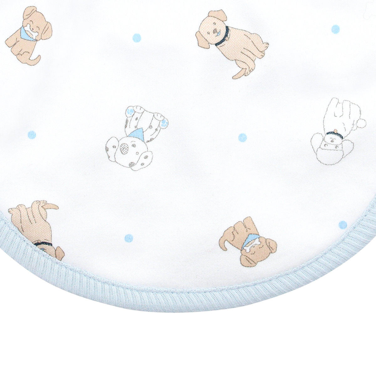 Puppy Love Printed Bib | Baby Boy