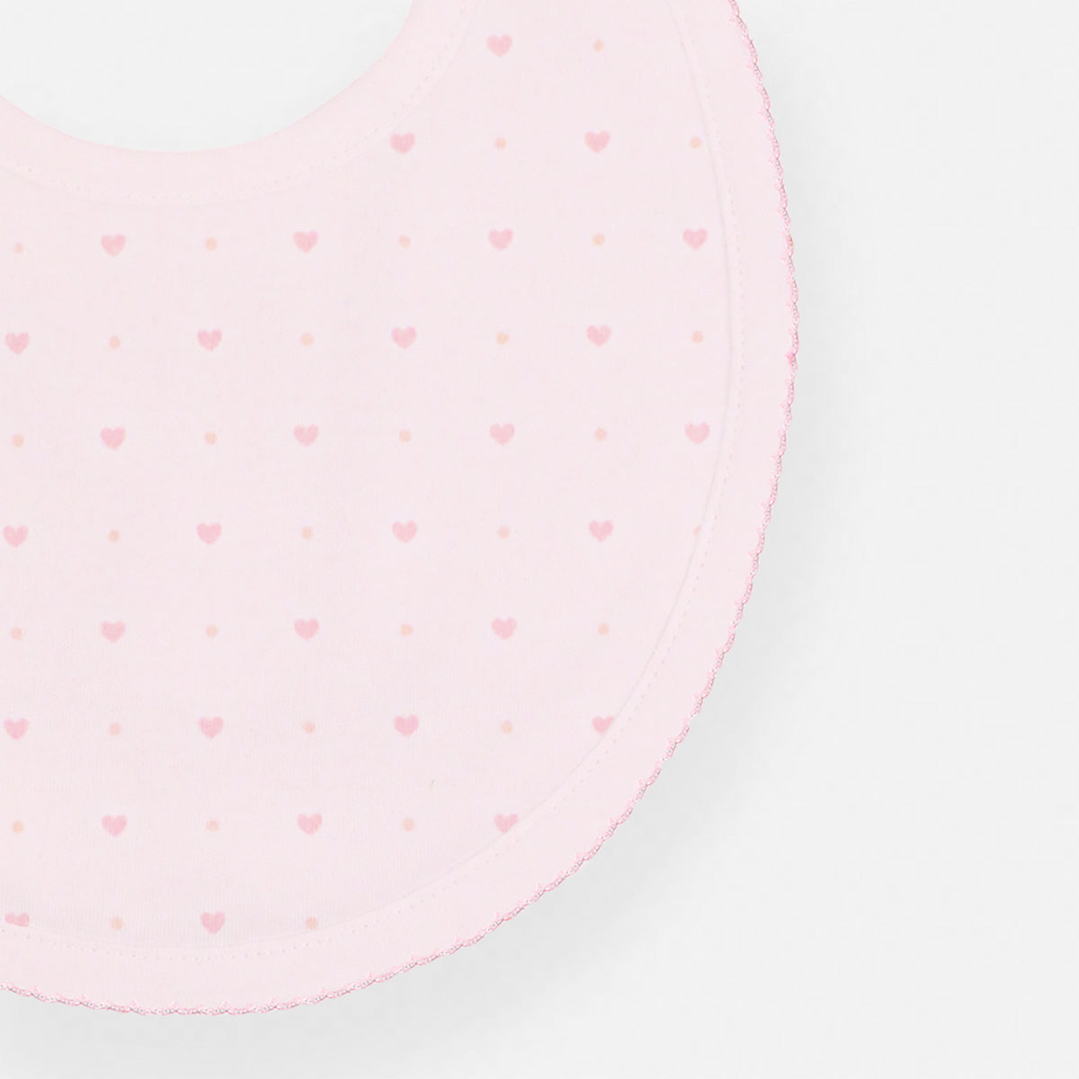 Lovely Dots Printed Bib | Baby Girl