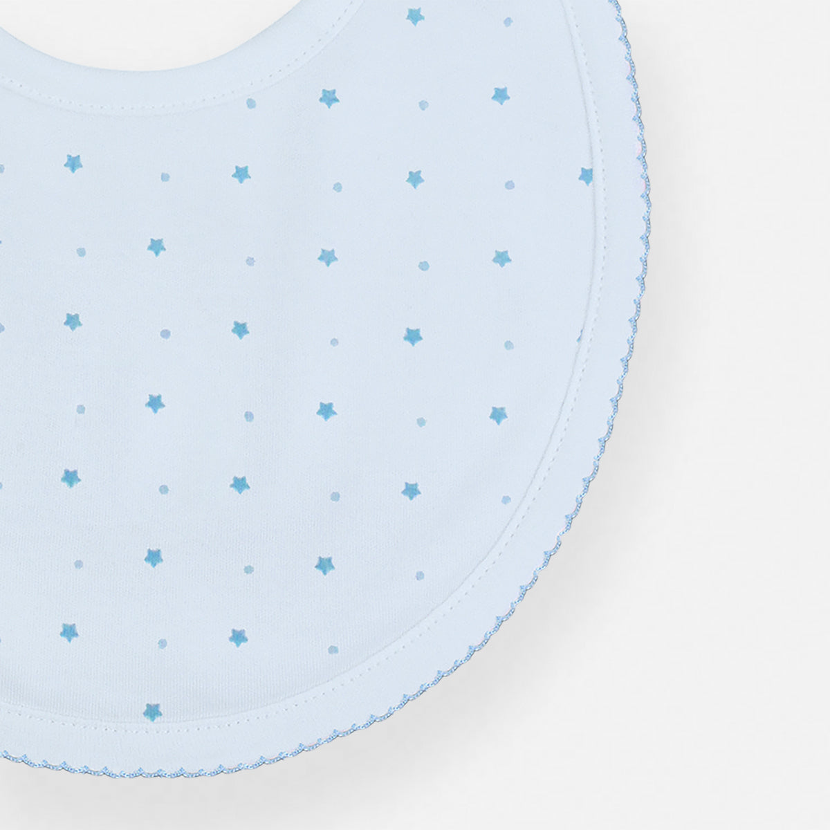 Lovely Dots Printed Bib | Baby Boy