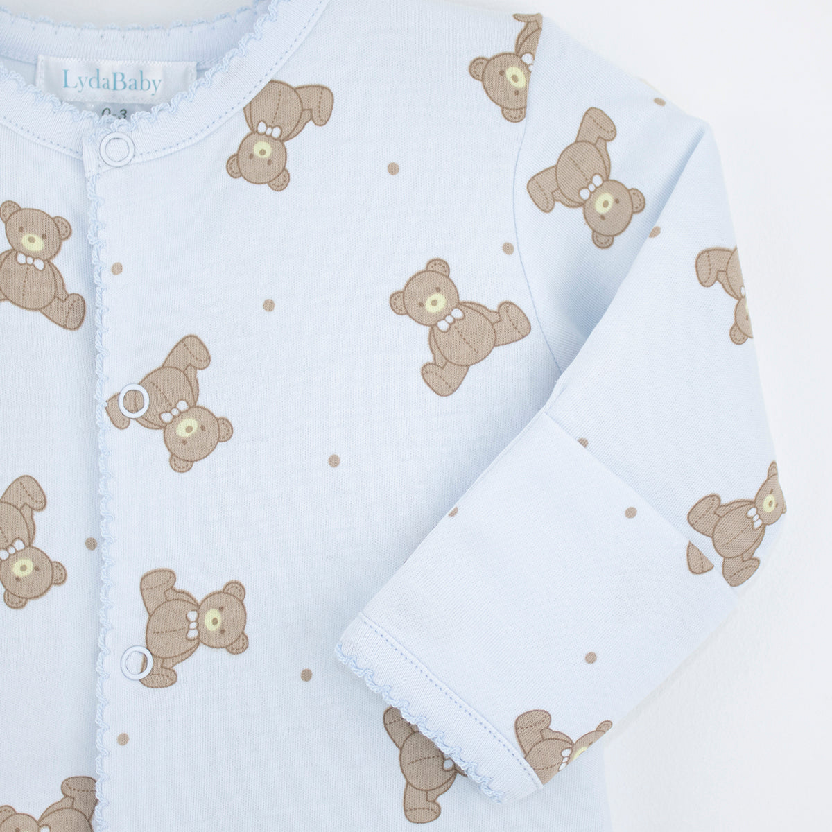 Teddy Bear Printed footie | Baby Boy