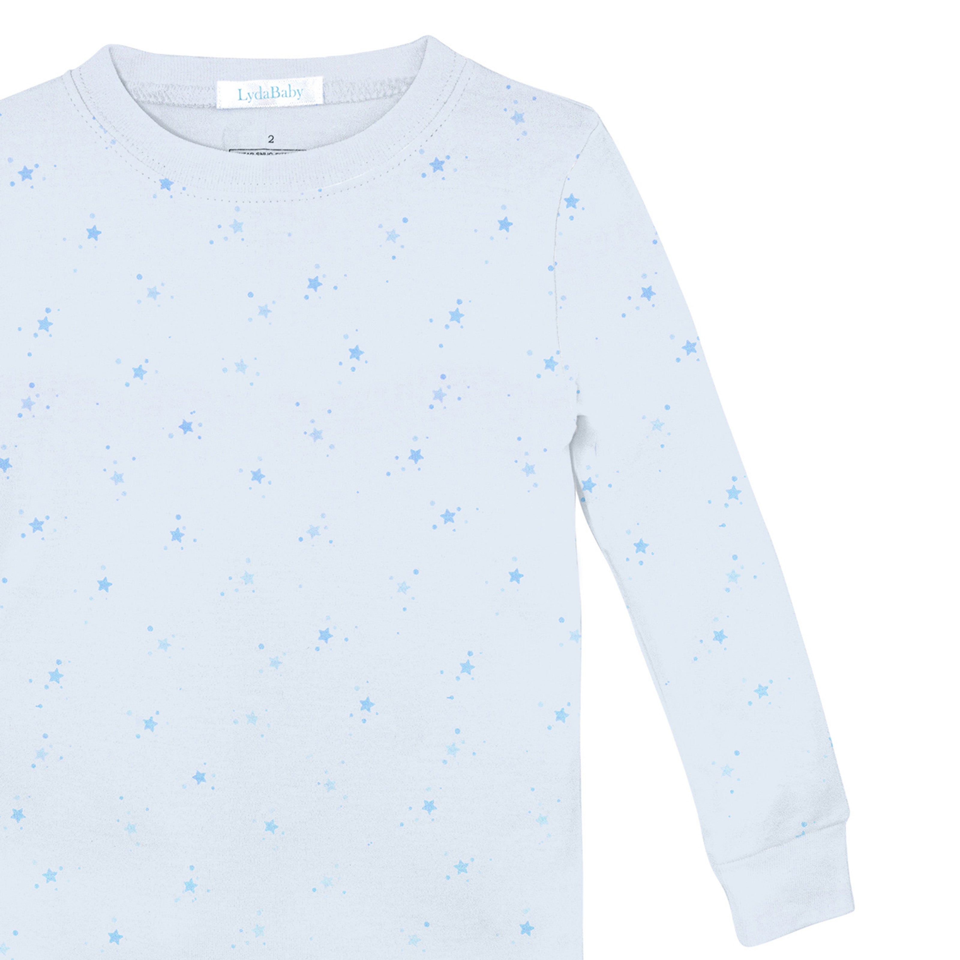 Lightblue Bubble Stars Printed Pajama | Boy