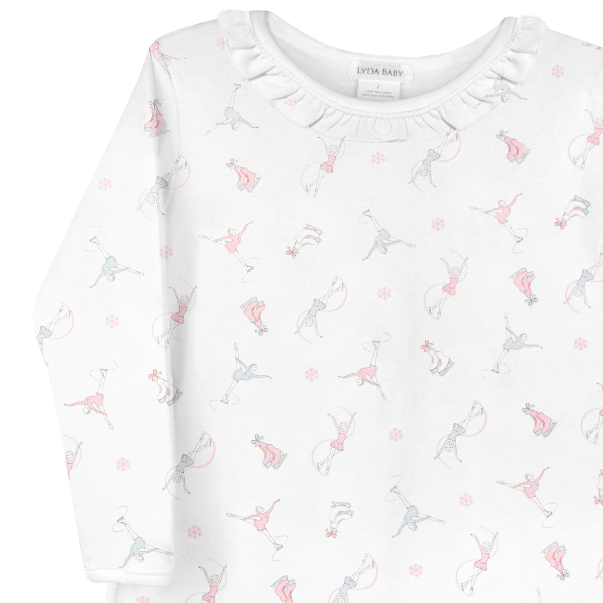 Ice Skating Printed Dress | Girl